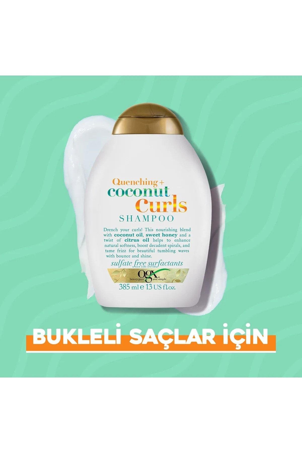 Coconut Curls Bukle Belirginleştirici Elektriklenme Karşıtı Sülfatsız Şampuan 385 Ml