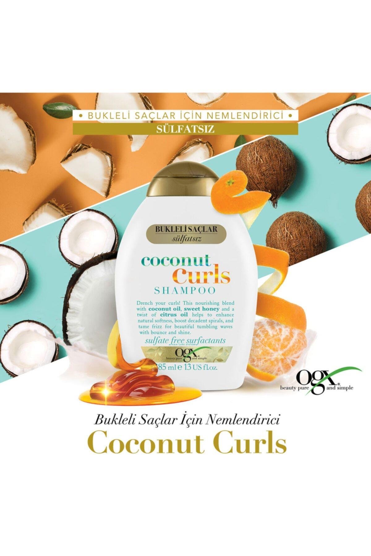 Coconut Curls Sülfatsız Şampuan 385 ml