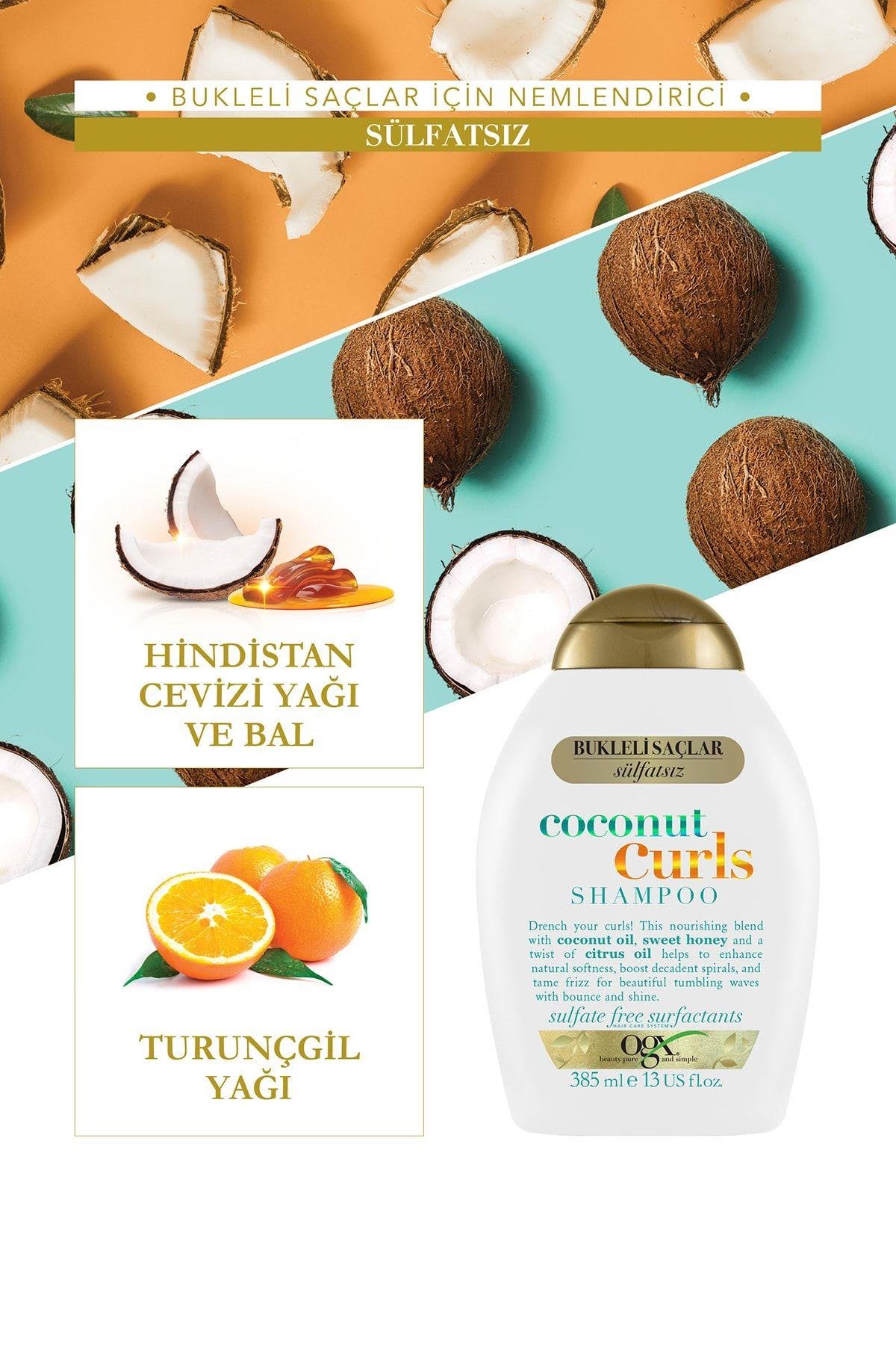 Coconut Curls Sülfatsız Şampuan 385 ml