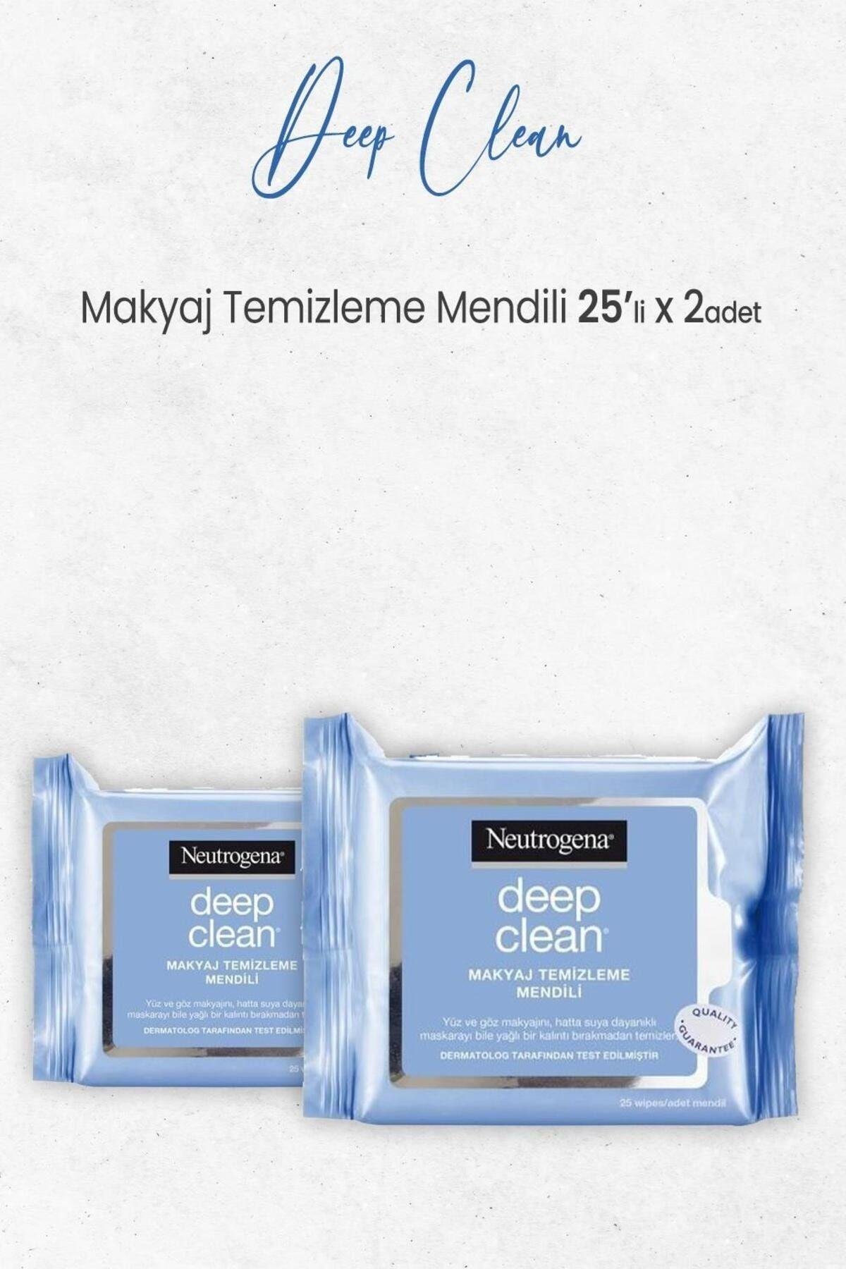 Deep Clean Makyaj Temizleme Mendili 25' li x 2 Adet