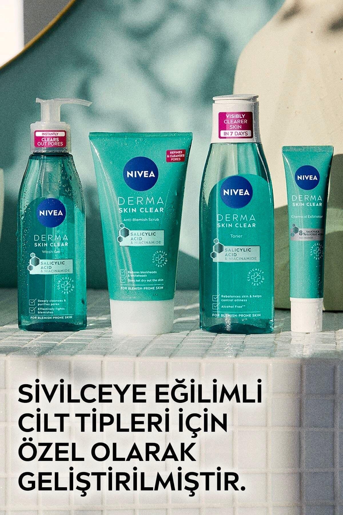 Derma Skin Clear Night Exfoliator Sivilce Karşıtı Gece Arındırıcı Krem//40ml;(aha) Ve Salisilik Asit