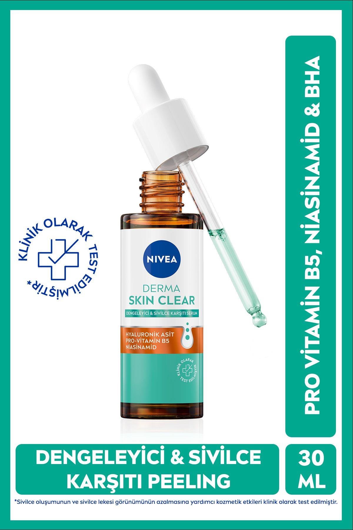 Derma Skin Clear Sivilce Karşıtı Cilt Bakım Seti, Yüz Temizleme Jeli 150ml ve Dengeleyici Serum 30ml