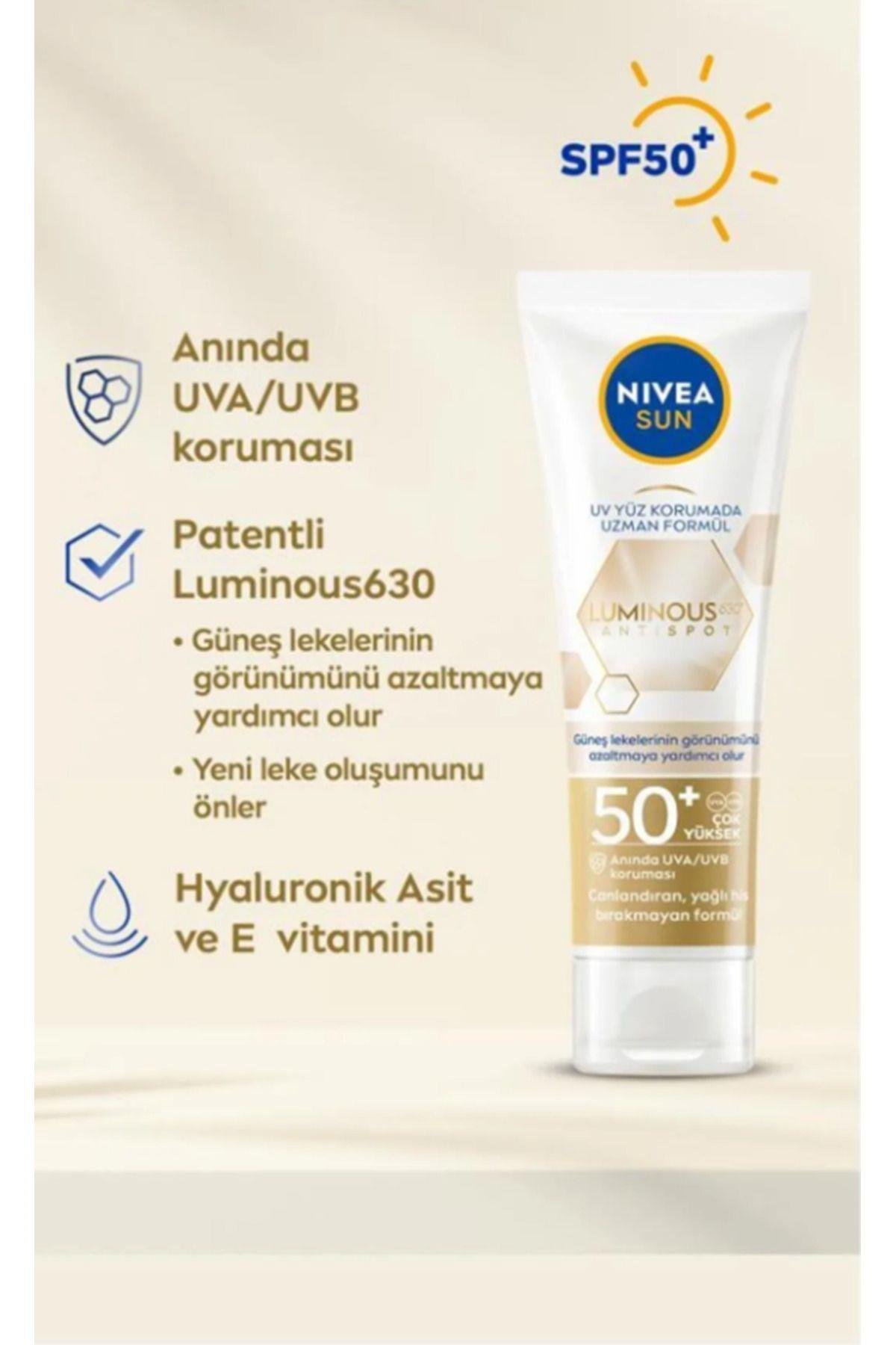 Dolgunlaştıran Dudak Parlatıcısı 207 & Lip To Cheek Carmen+Nivea Sun Luminous630 Leke Karşıtı Gündüz