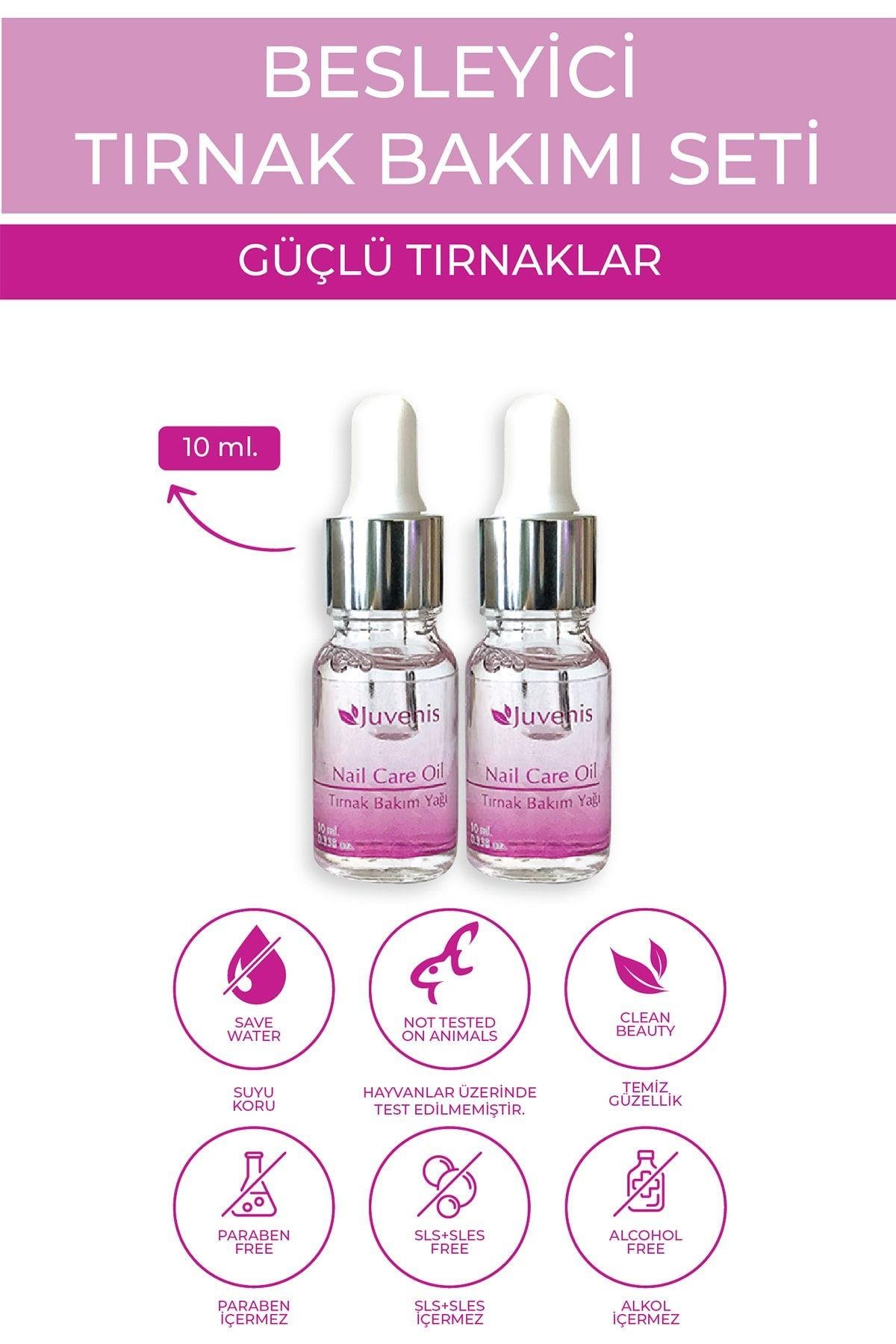 E Vitaminli Güçlendirici Nemlendirici Spa Etkili 2'li Tırnak Bakım Yağı Seti 10ml