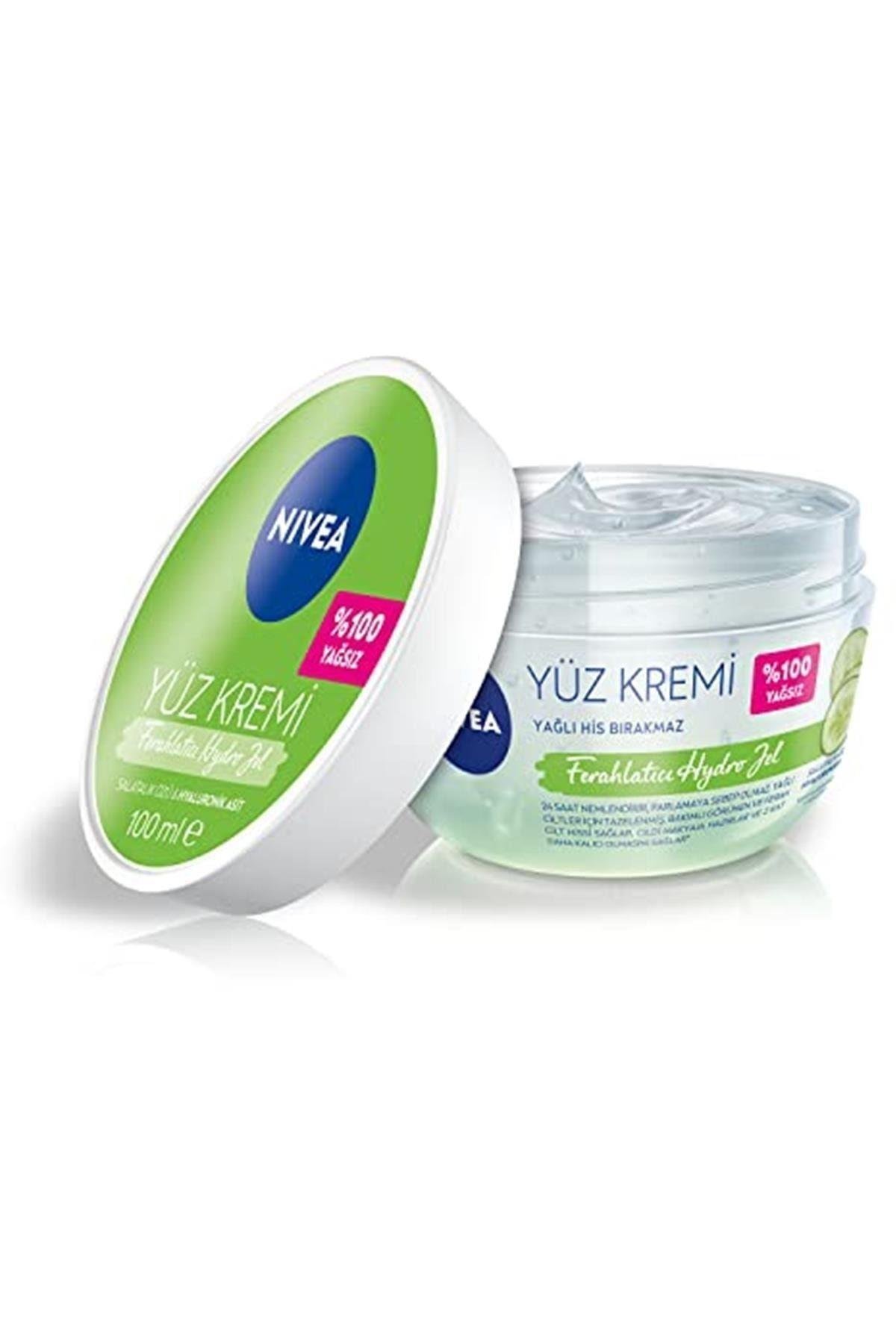 Ferahlatıcı Hydro Nemlendirici Yüz Kremi 100 Ml, Yağlı Ciltler Için, Makyaj Bazı, 24 Saat Cil