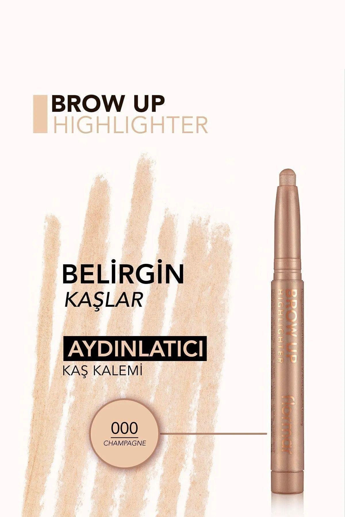 Flor-Mar - Aydınlatıcı Asansörlü Kalem Stick Uçuk Kahve - Brow Up Highlighter