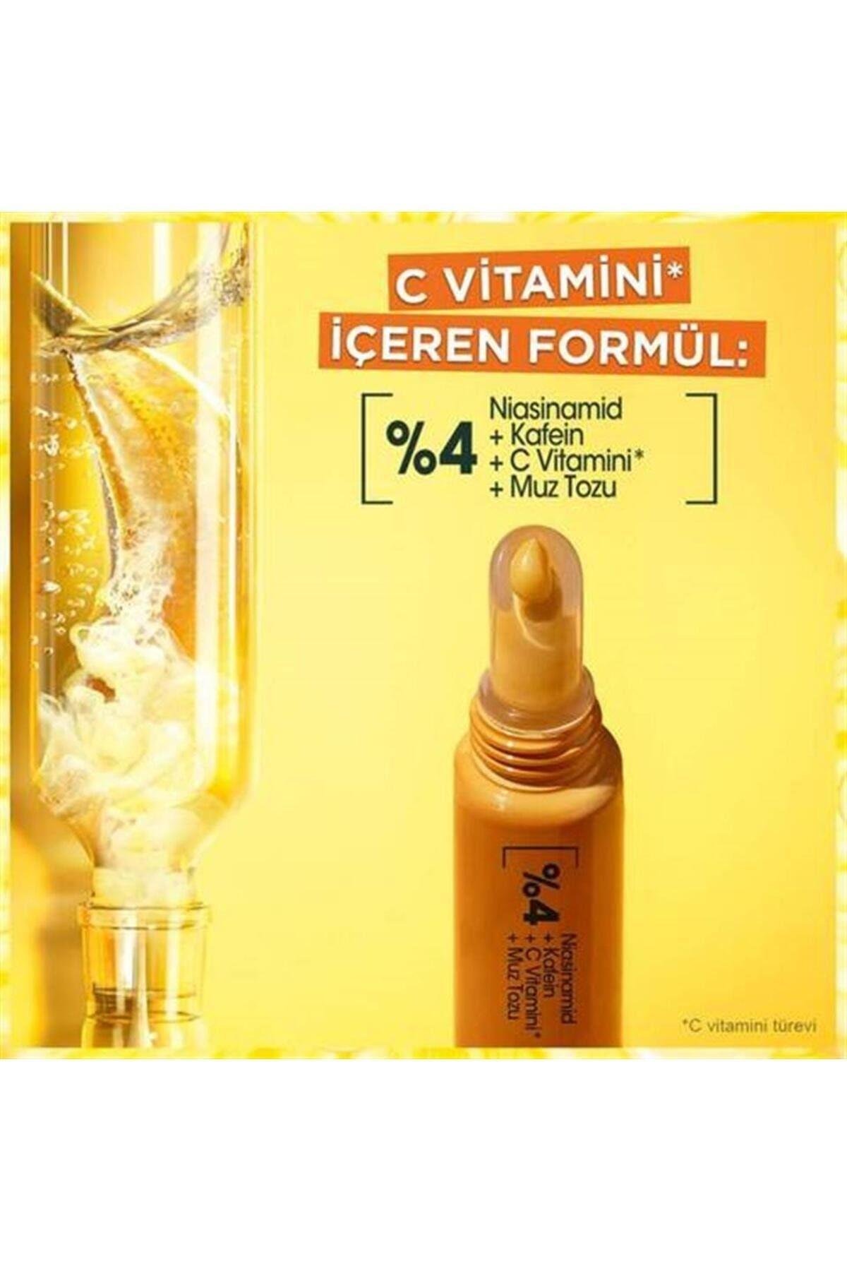 GARNİER C VİTAMİNİ PARLAK AYDINLATICI GÖZ KREMİ 15 ML