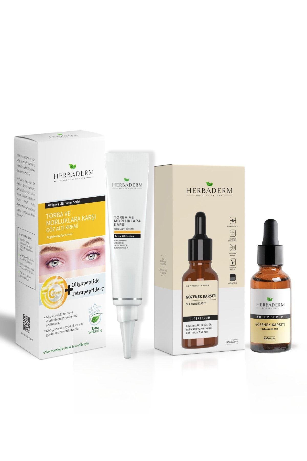 Gözaltı Torba Ve Morluk Kremi Ve Gözenek Karşıtı Serum 2 Li Avantaj Paketi