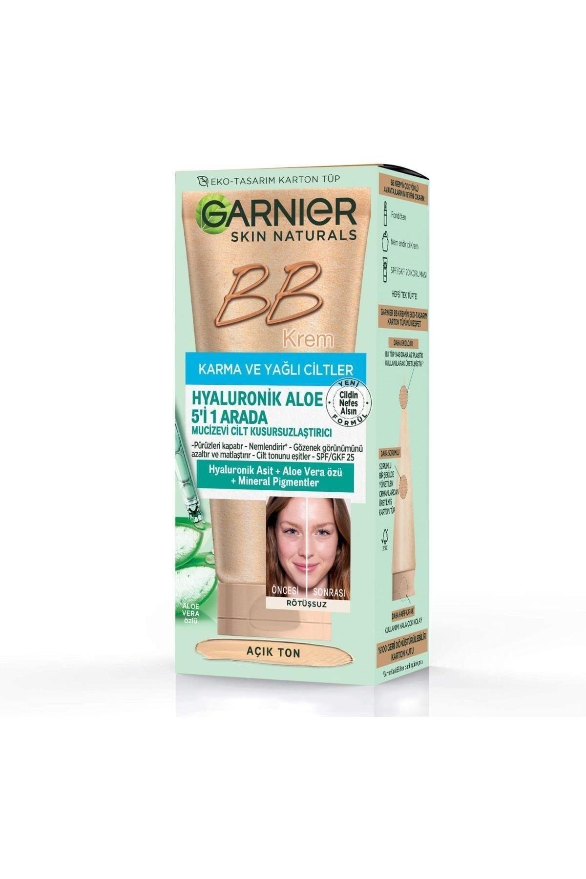 Hyaluronik Aloe Oil Free Bb Krem - Açık Ton