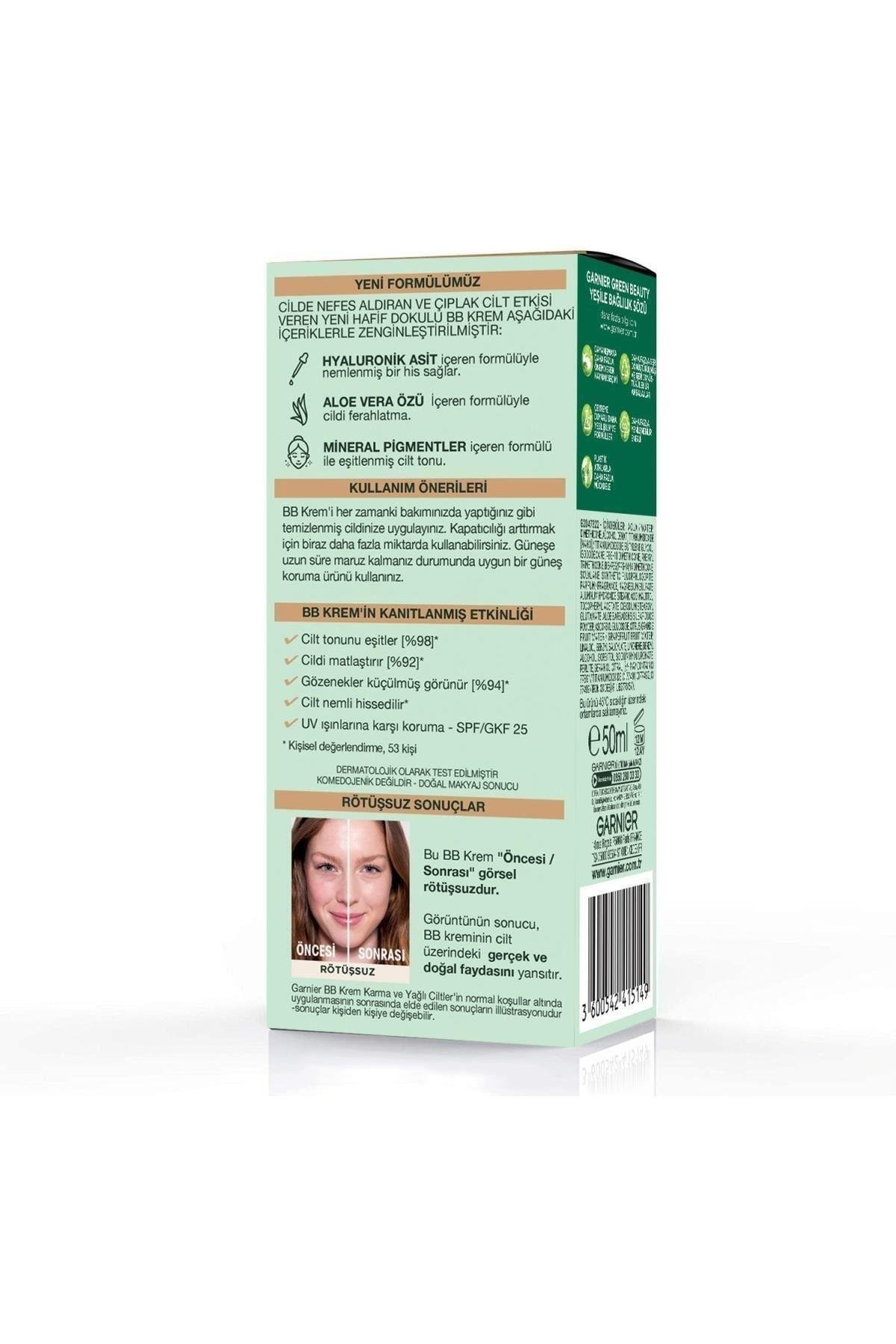 Hyaluronik Aloe Oil Free Bb Krem - Açık Ton