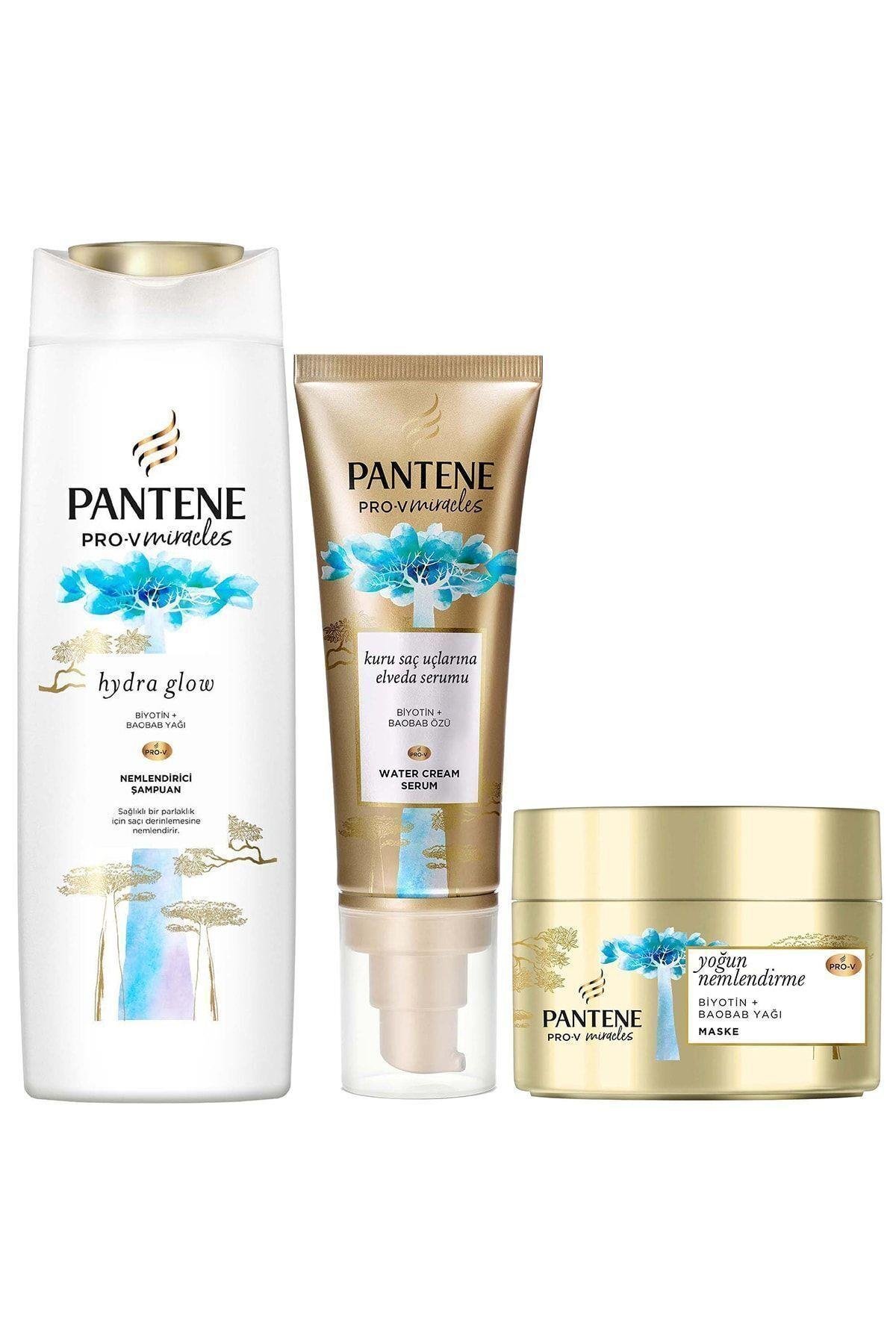 Hydra Glow Nemlendirici Şampuan 350 ML + Nemlendirme Maskesi 160 ML + Saç Serumu 70 ML