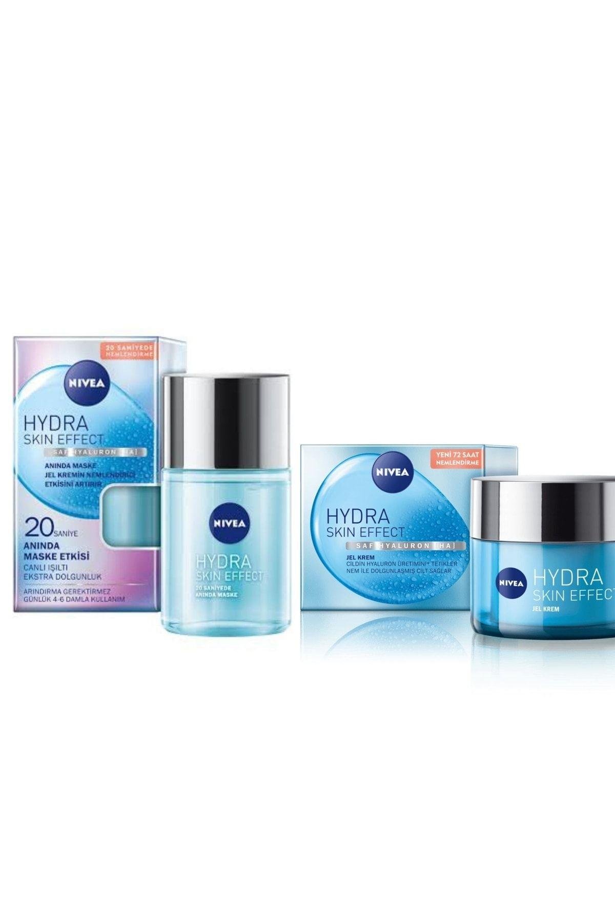 Hydra Skın Effect 20 Saniyede Maske 100ml + Hydra Skın Jel Krem 50ml
