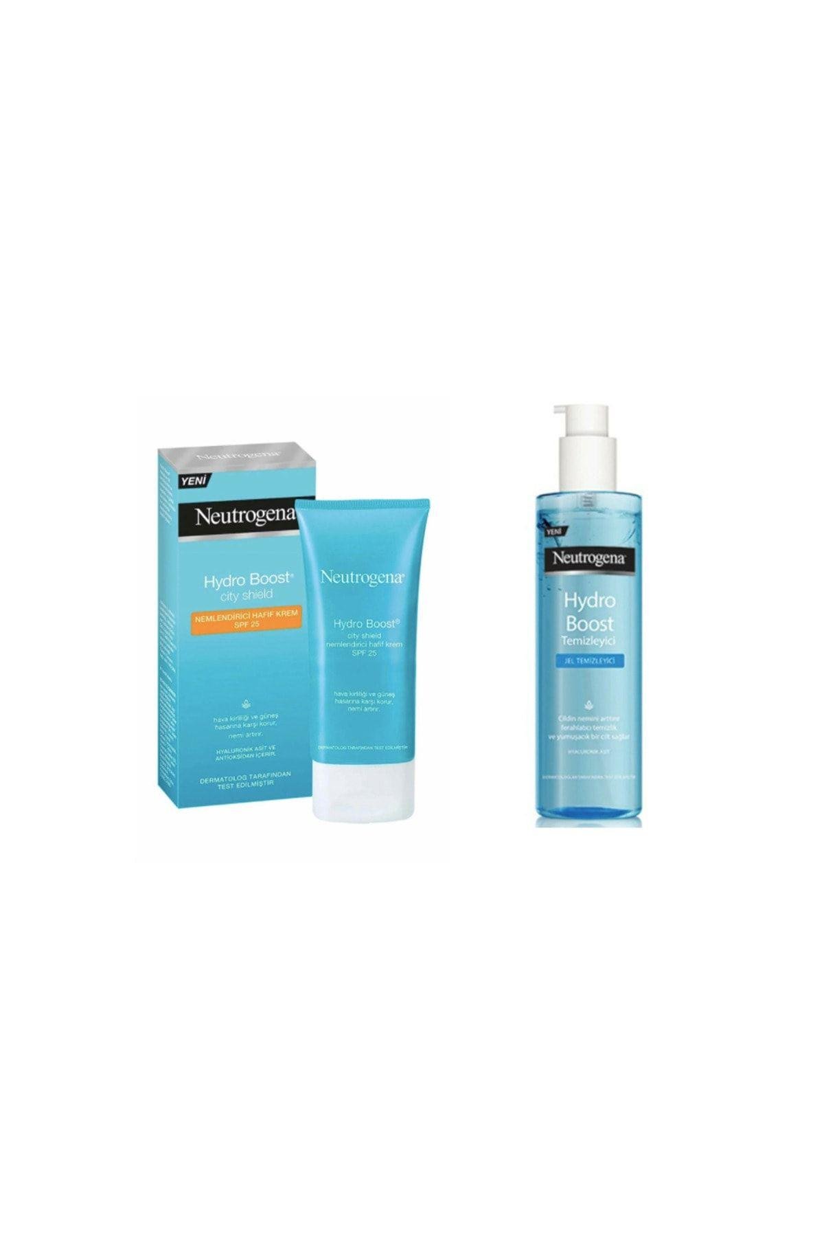 Hydro Boost City Shield Nemlendirici Hafif Krem Spf25 50 Ml+water Gel Temizleyici 200 Ml