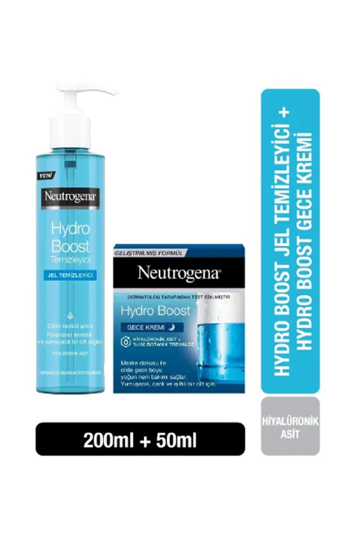 Hydro Boost Water Gel Temizleyici 200 Ml + Nemlendirici Gece Kremi 50 Ml