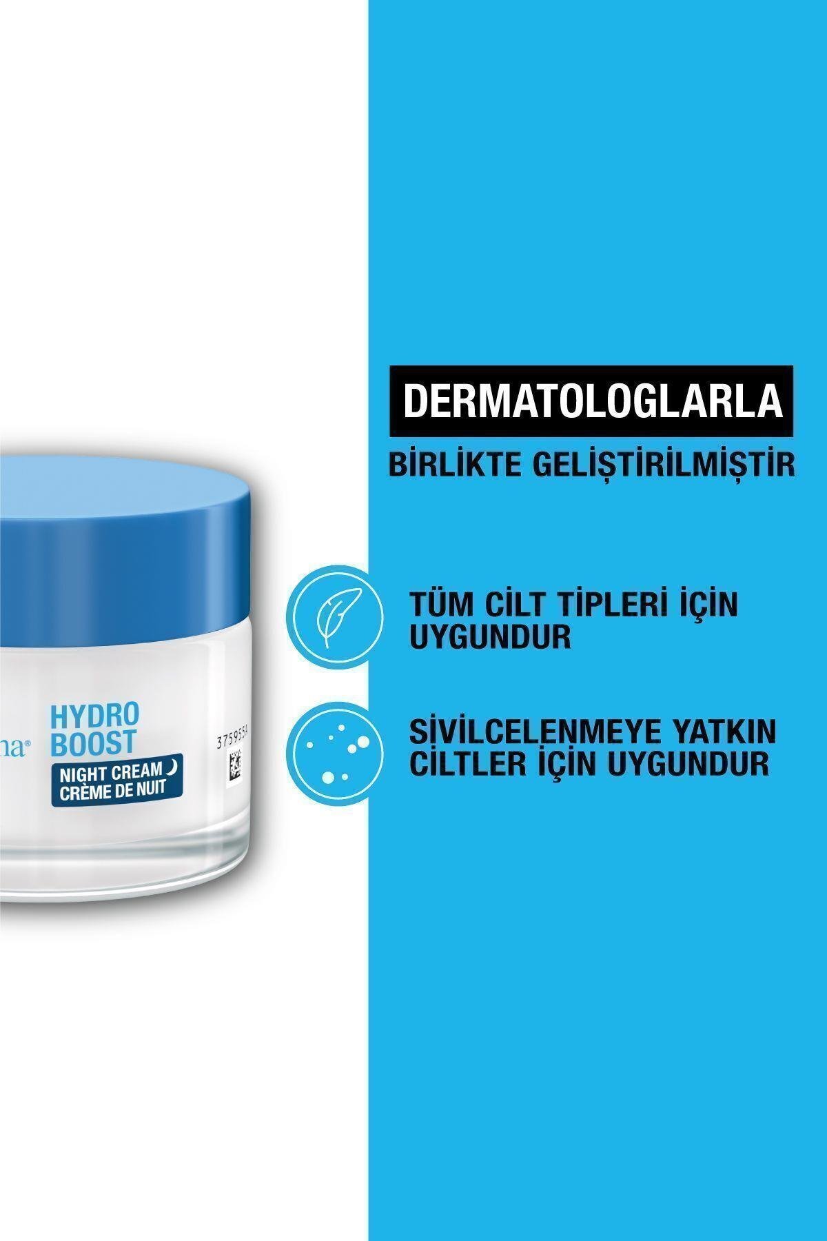 Hydro Boost Yüz Nemlendirici Gece Kremi 50 Ml X2