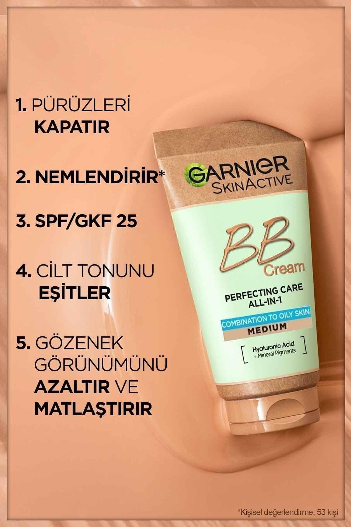 Karma ve Yağlı Ciltler için BB Krem Orta Ton SPF 20 50 ml