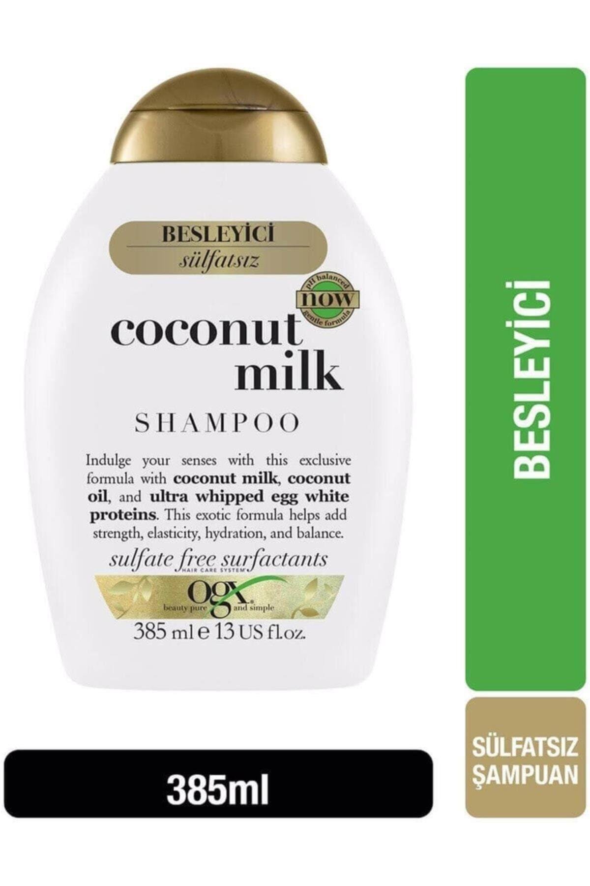 Kimyasal Işlem Görmüş, Boyalı Ve Kırılgan Saçları Yapılandırıcı Coconut Milk Şampuan 385.ml