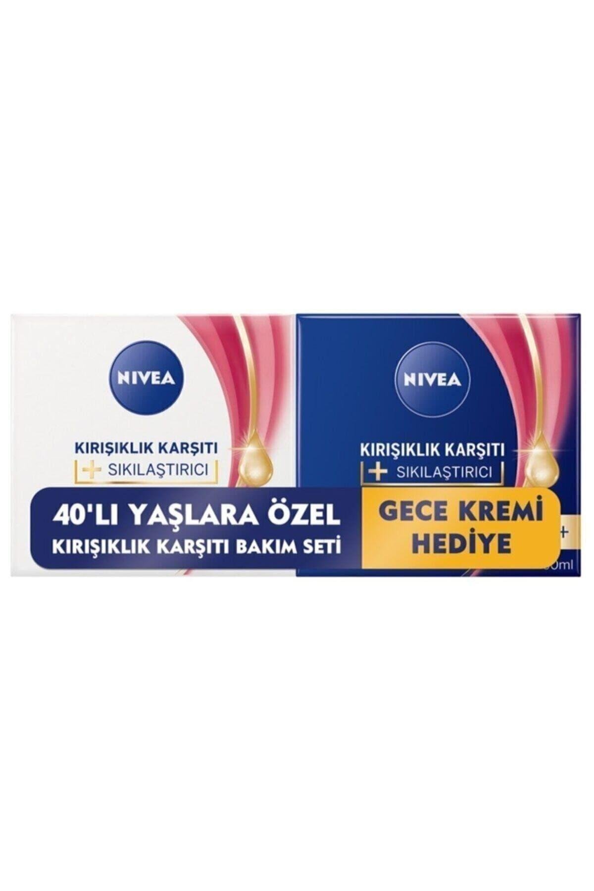 Kırışıklık Karşıtı Sıkılaştırıcı 40 Lı Yaşlara Özel Gündüz Ve Gece Kremi 50 ml 2'li Set