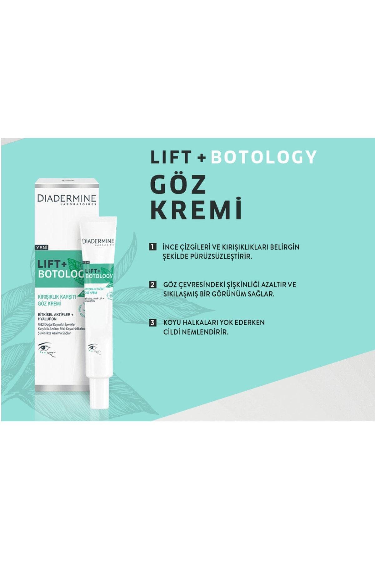 Lift+ Botology Göz Torbaları Için Hyaluronik Asit Kırışıklık Karşıtı Göz Kremi 15 Ml