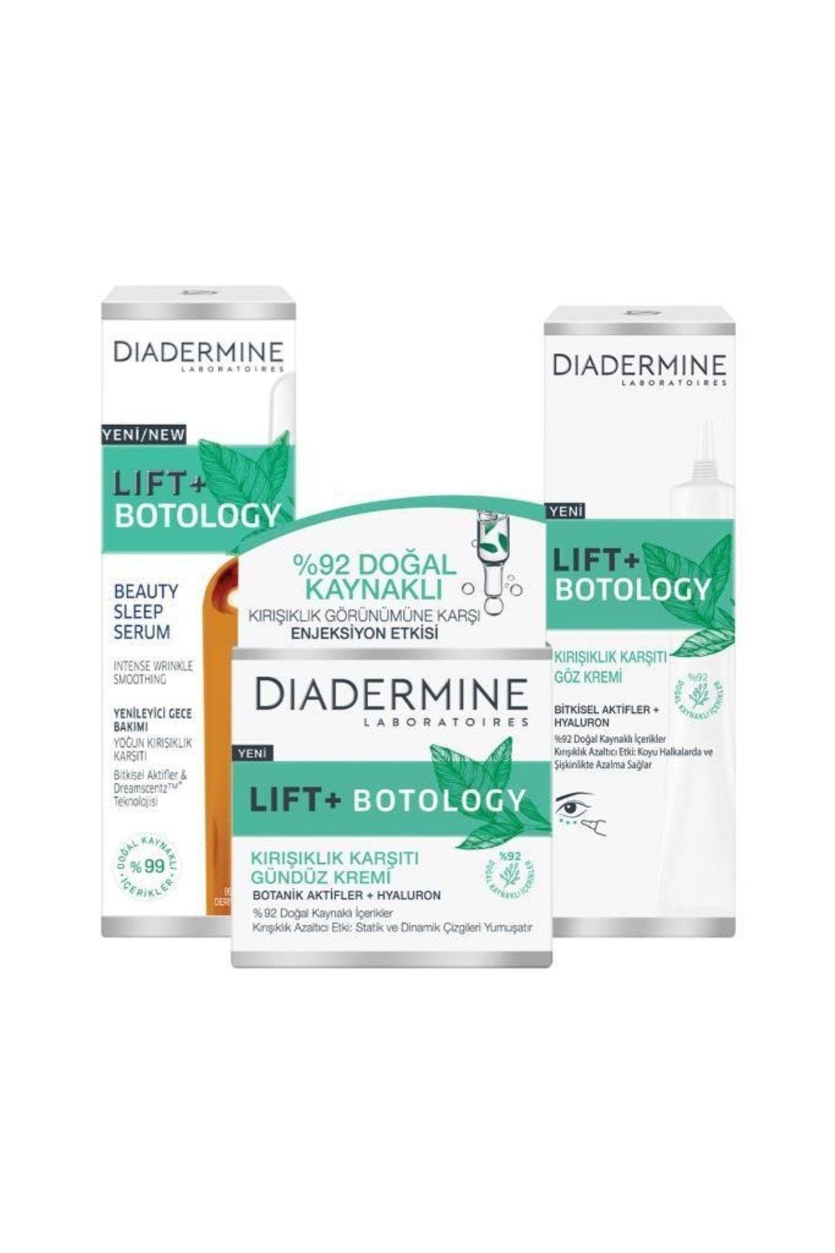 Lift+ Botology Kırışıklık Karşıtı Serum 30 ml + Göz Kremi 15 ml + Gündüz Kremi 50 ml