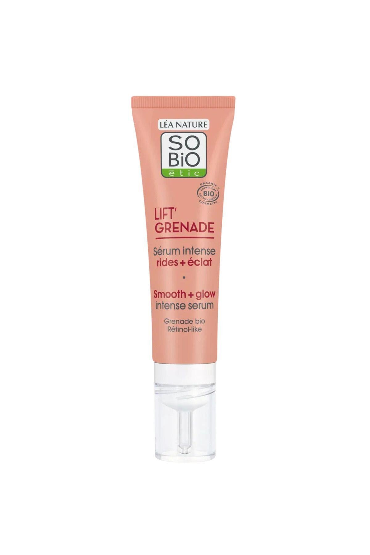 Lift Grenade Smooth Glow Intense Serum Organik Nar Özlü Aydınlatıcı Cilt Serumu 30 ml