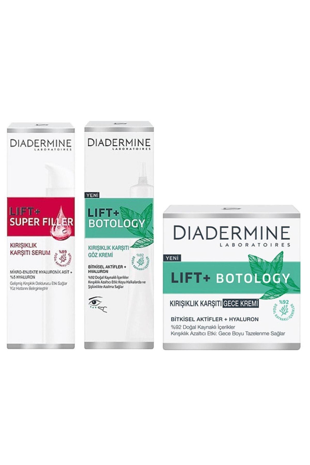 Lift+ Serum 40m + Botology Göz Kremi 15 + Botology Gece Kremi 50m - Kırışıklık Seti