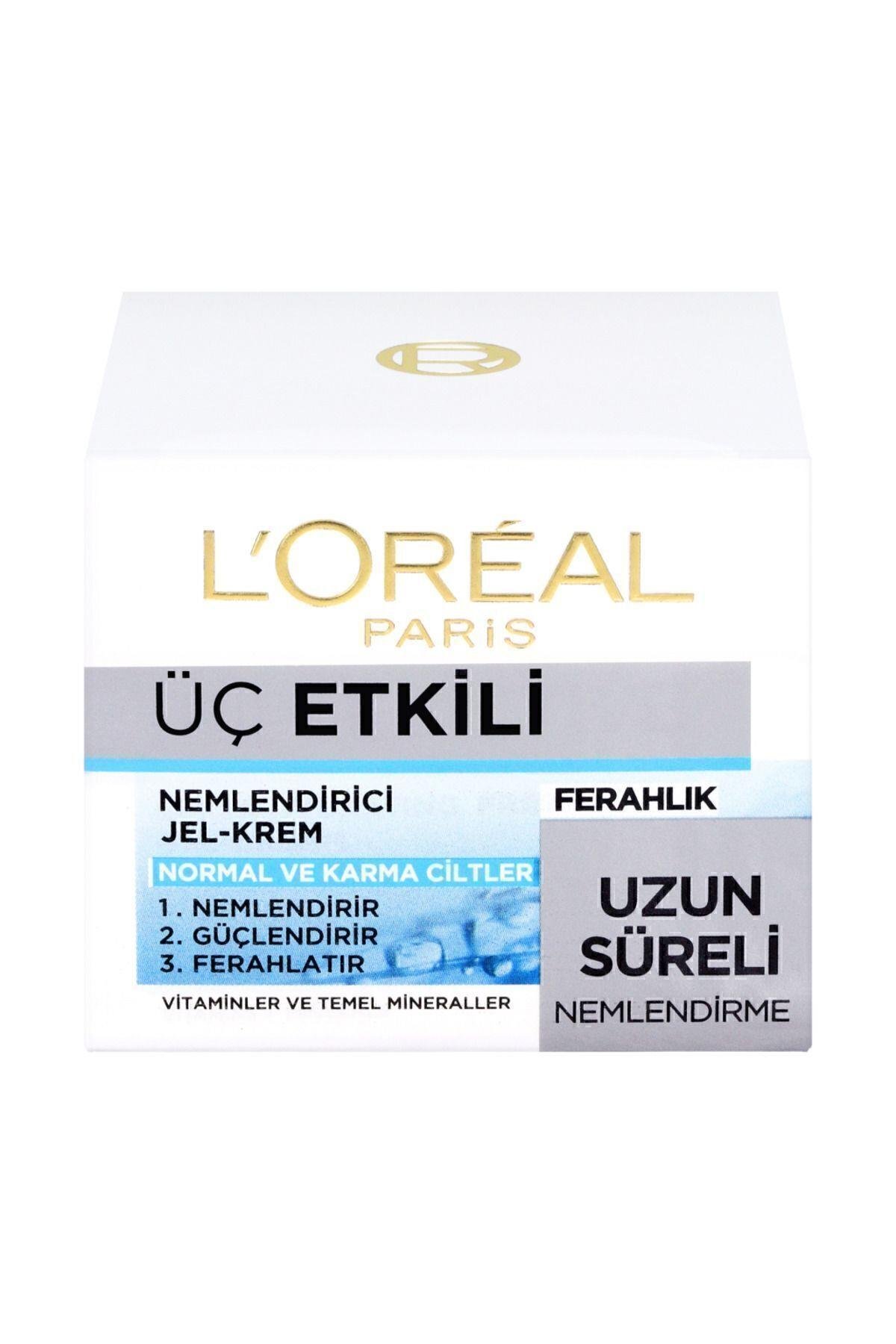 L'oréal Paris 3 Etkili Ferahlık Günlük Bakım Kremi Normal Ve Karma Ciltler 50ml