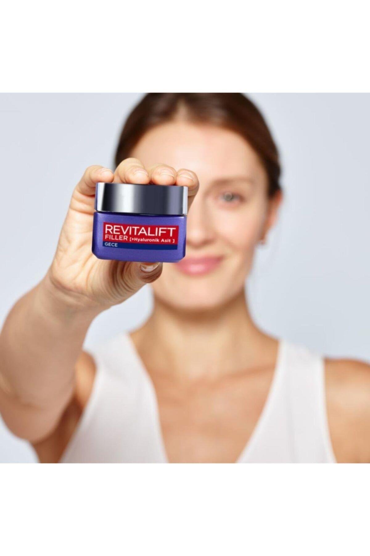 L'oréal Paris Revitalift Filler Yoğun Dolgunlaştırıcı Yaşlanma Karşıtı Gece Kremi 50ml - Hyaluronik