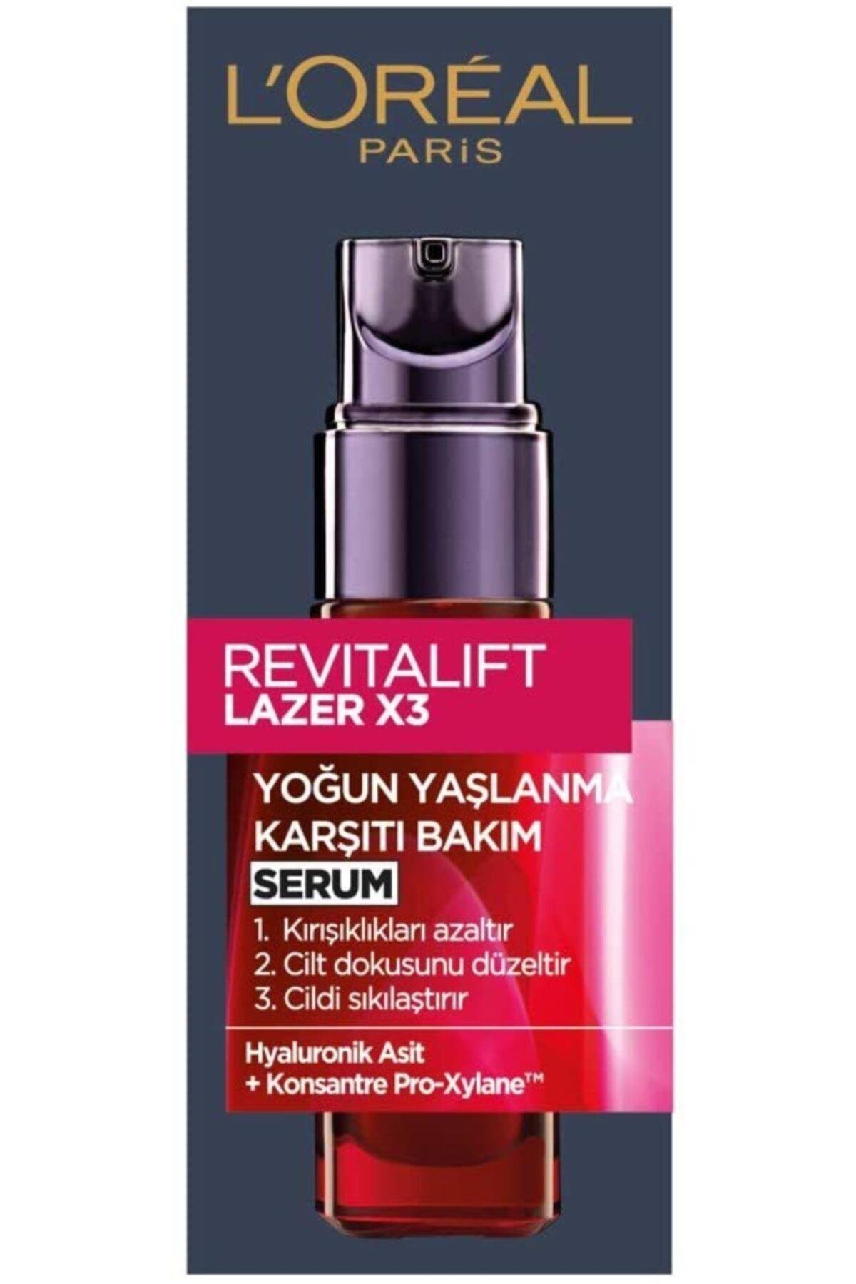 L'oréal Paris Revitalift Lazer X3 Yoğun Yaşlanma Karşıtı Bakım Serum 30 ml