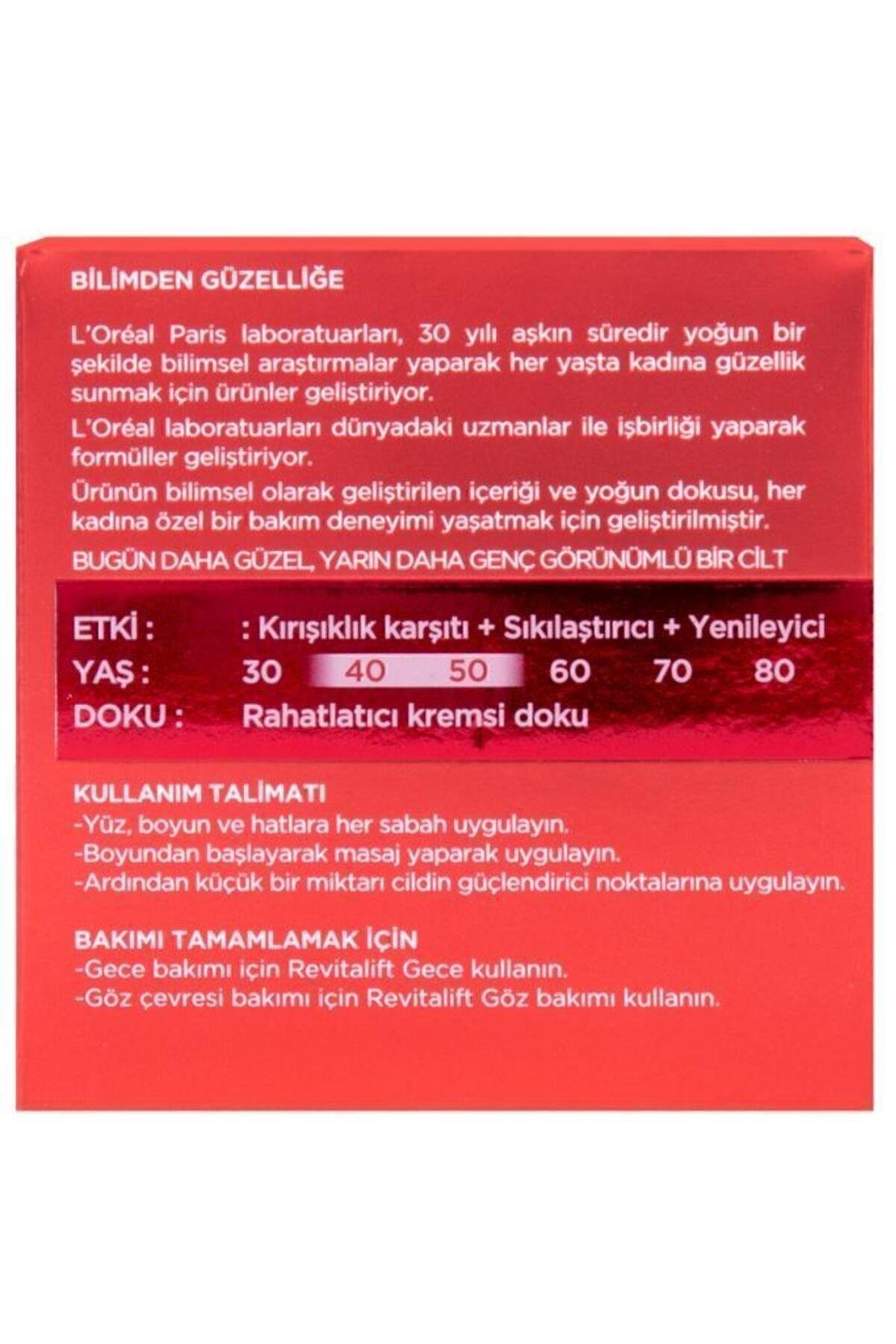L'oréal Paris Revitalift Yüz Hatlar Ve Boyun Yenileyici Krem