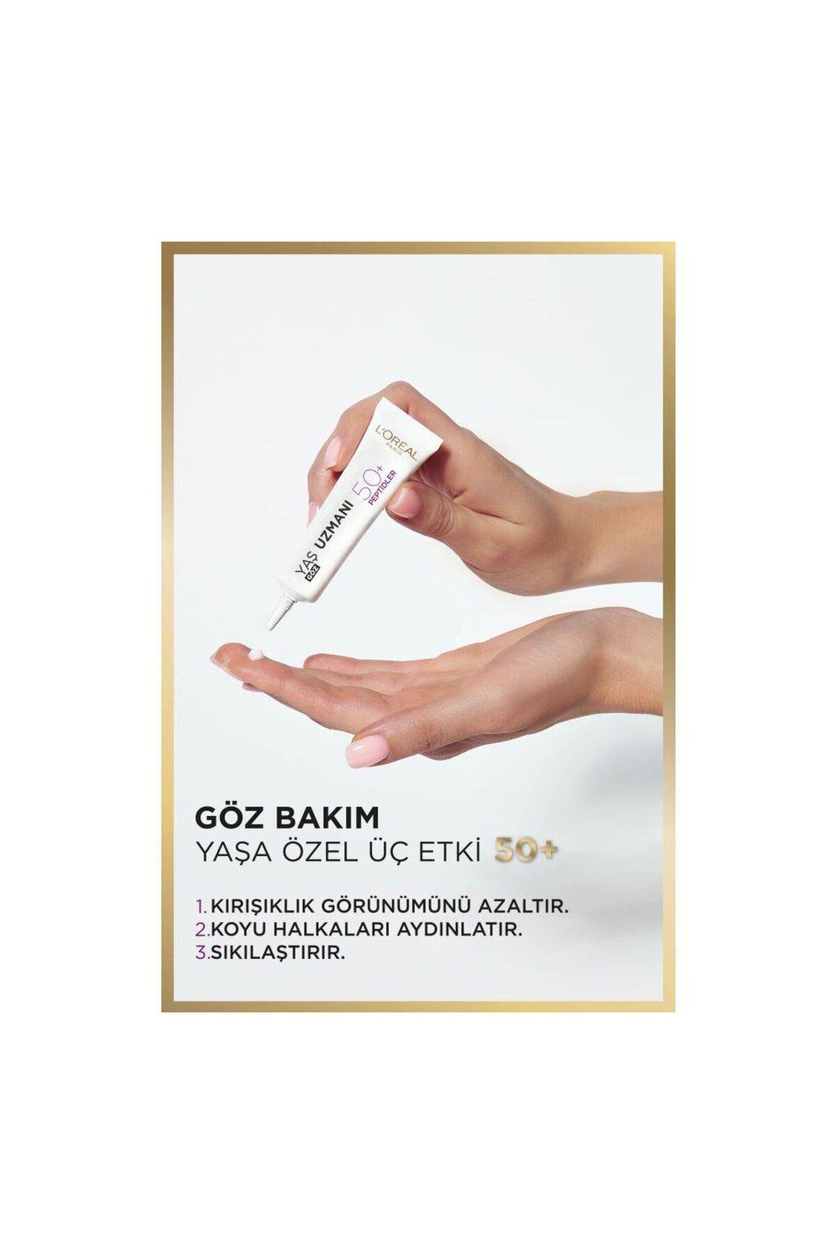 L'oréal Paris Yaş Uzmanı 50 Kırışıklık Karşıtı Yenileyici Göz Kremi