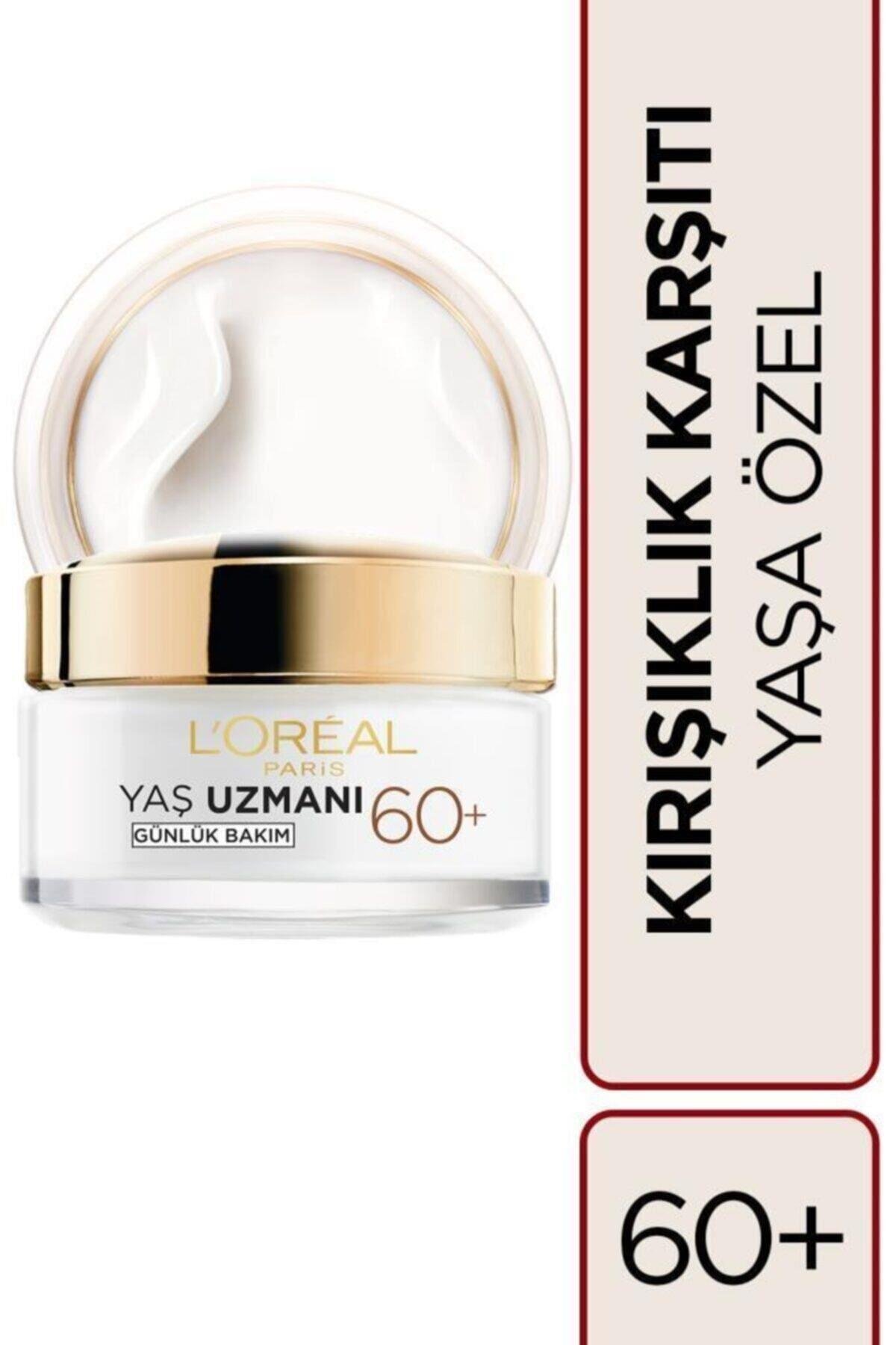 L'ORÉAL PARİS YAŞ UZMANI 60+ KIRIŞIKLIK KARŞITI BESLEYİCİ KREM NEMLENDİRİCİ GKÜRN798