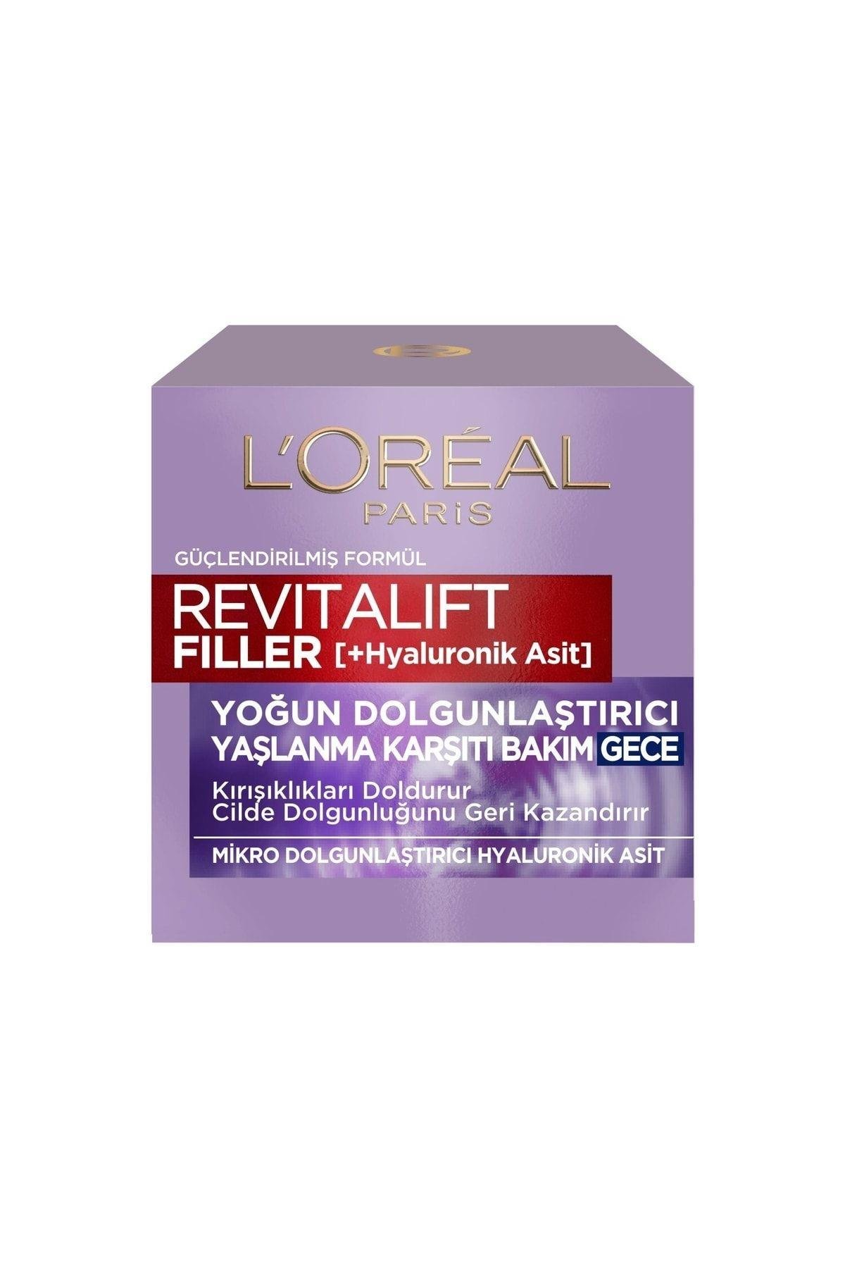Loreal Paris L'oréal Paris Revitalift Filler Yoğun Dolgunlaştırıcı Yaşlanma Karşıtı Gece Kremi