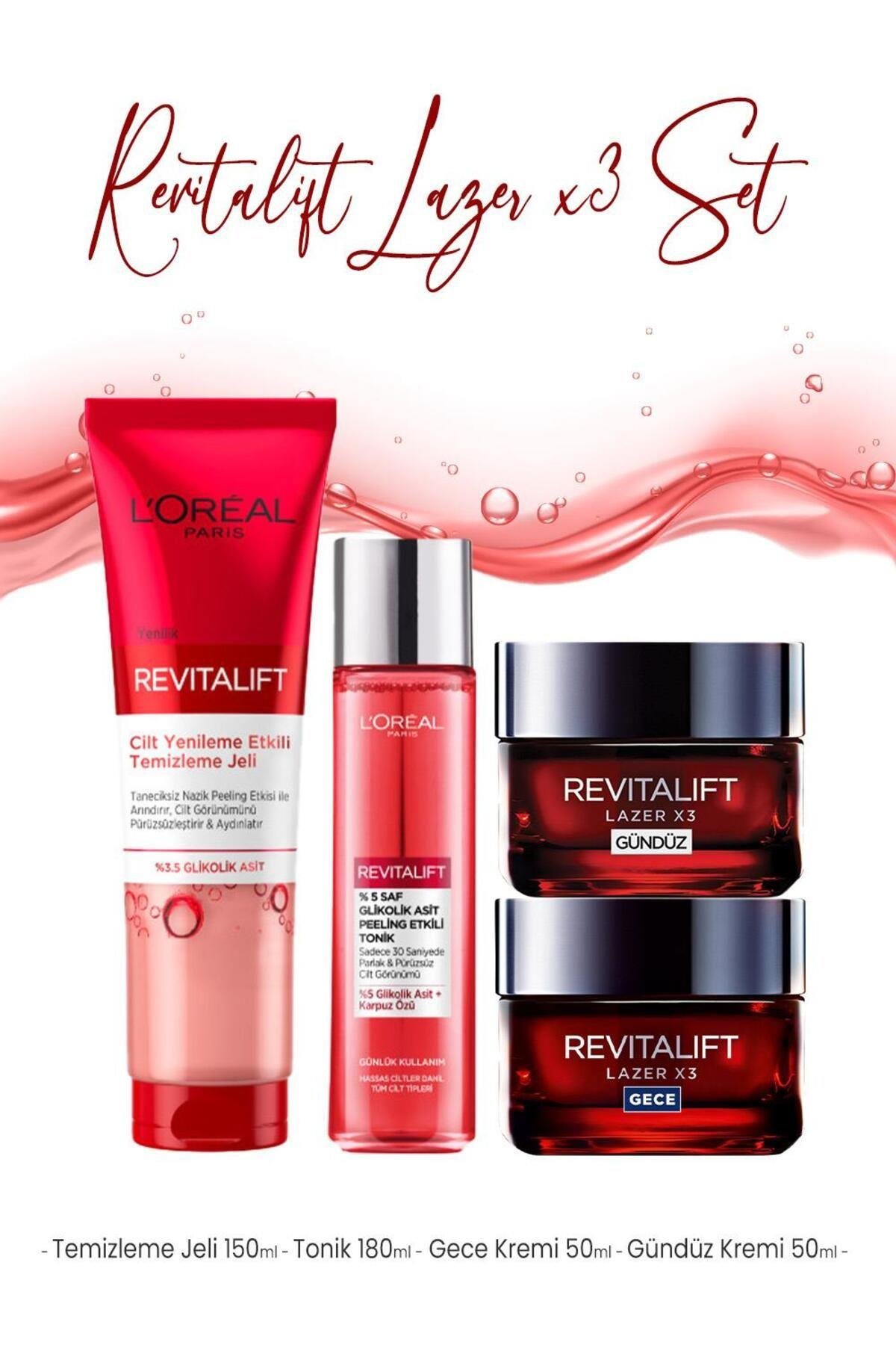 Loreal Paris Revitalift Lazer Bakım Seti 2