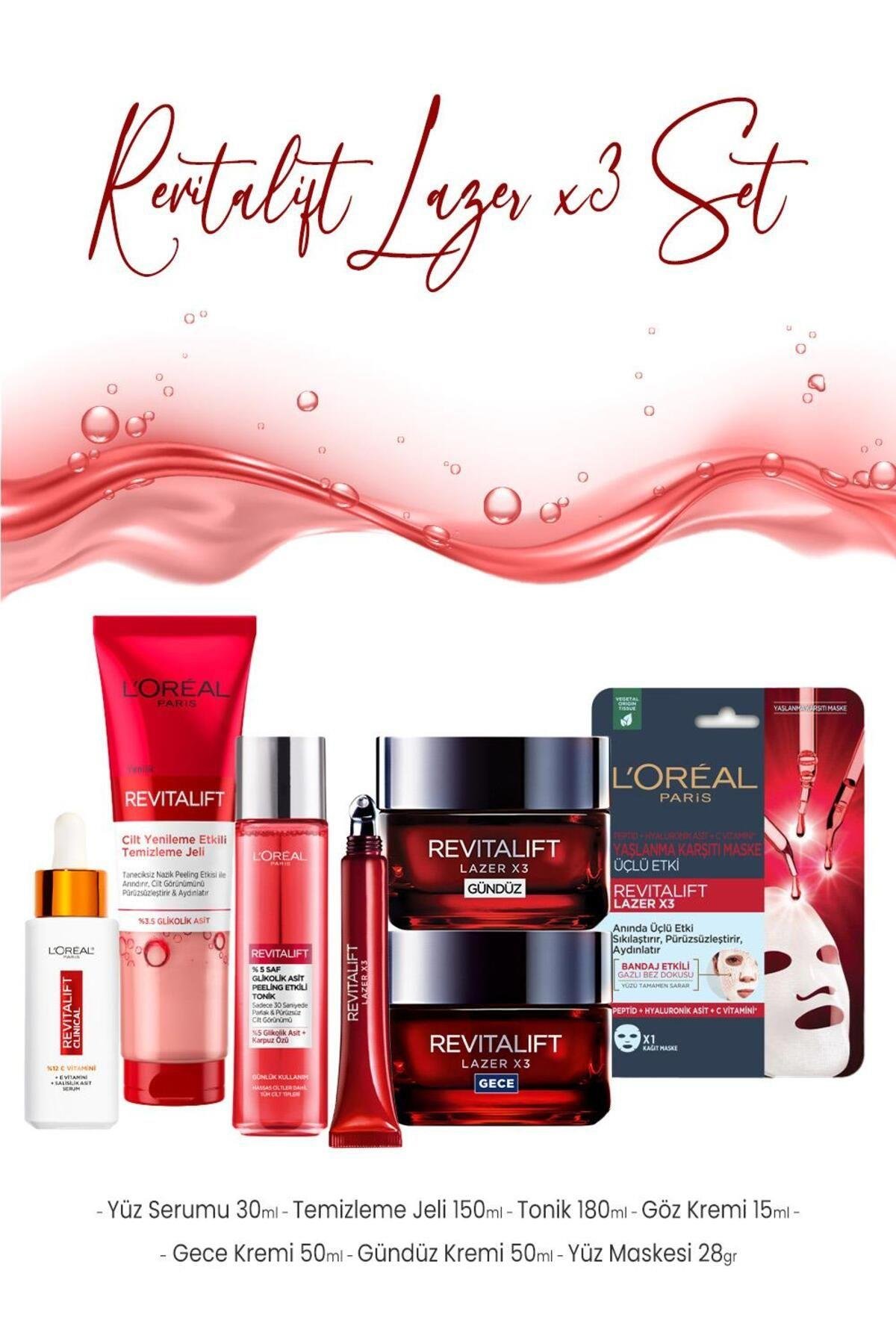 Loreal Paris Revitalift Lazer Mega Bakım Seti