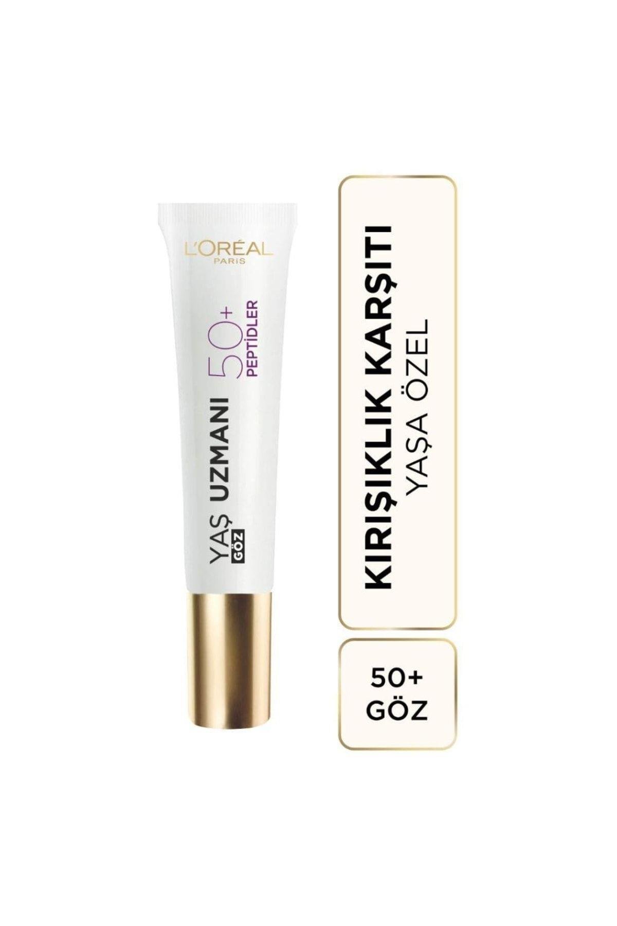 Loreal Paris Yaş Uzmanı Kırışıklık Karşıtı Yenileyici Göz kremi 15 ml 50+Yaş