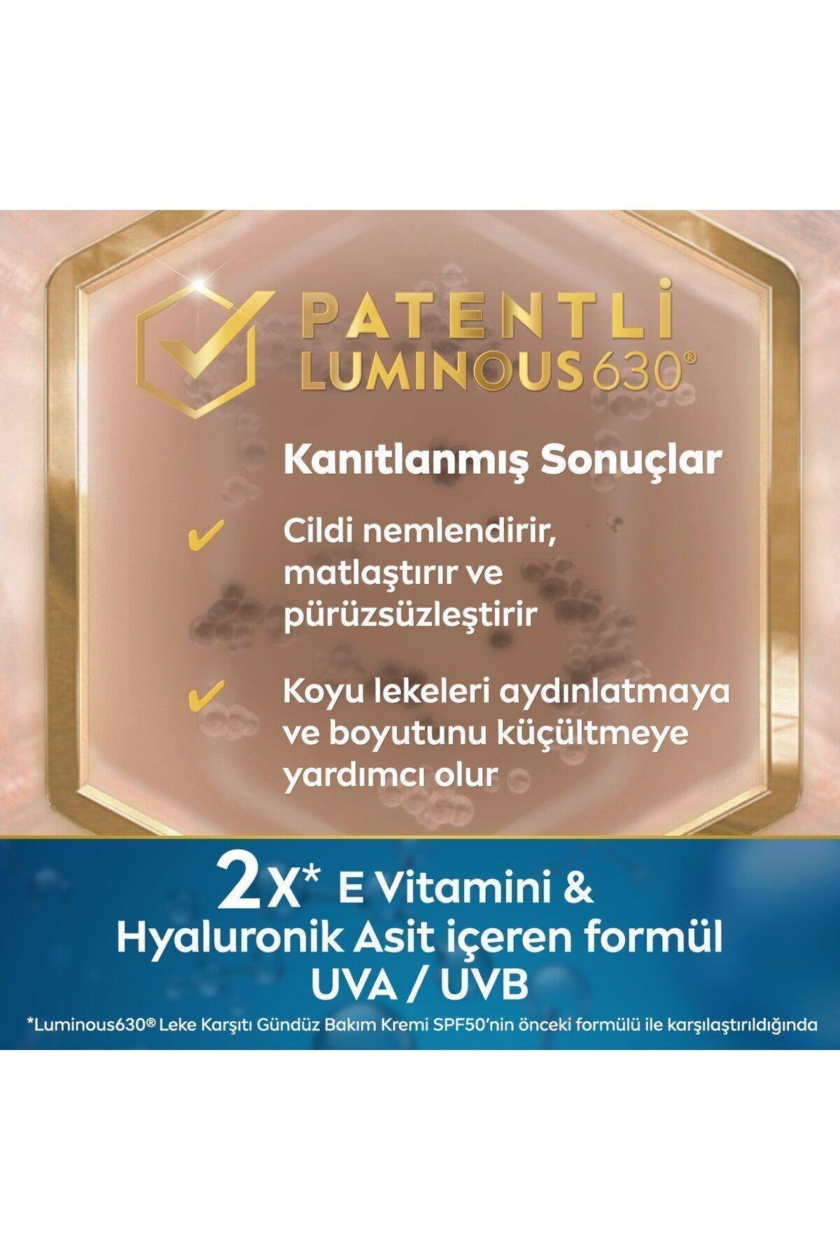 Luminous630 Güneş Korumalı Leke Karşıtı Gündüz Yüz Kremi 40 ml