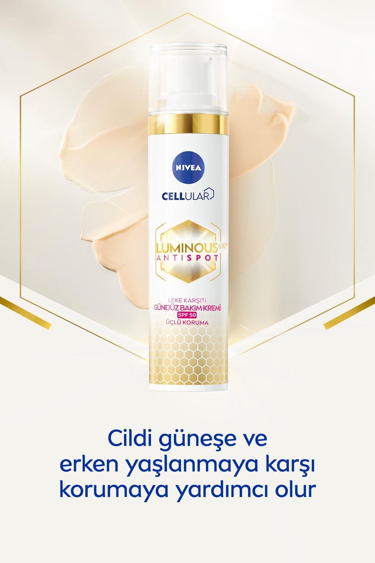 Luminous630 Güneş Korumalı Leke Karşıtı Gündüz Yüz Kremi 40 Ml, Spf50, Hyaluronik Asit, E Vitamini