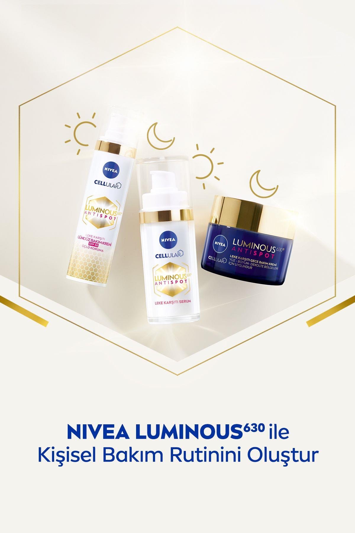 Luminous630 Güneş Korumalı Leke Karşıtı Gündüz Yüz Kremi 40 Ml, Spf50, Hyaluronik Asit, E Vitamini