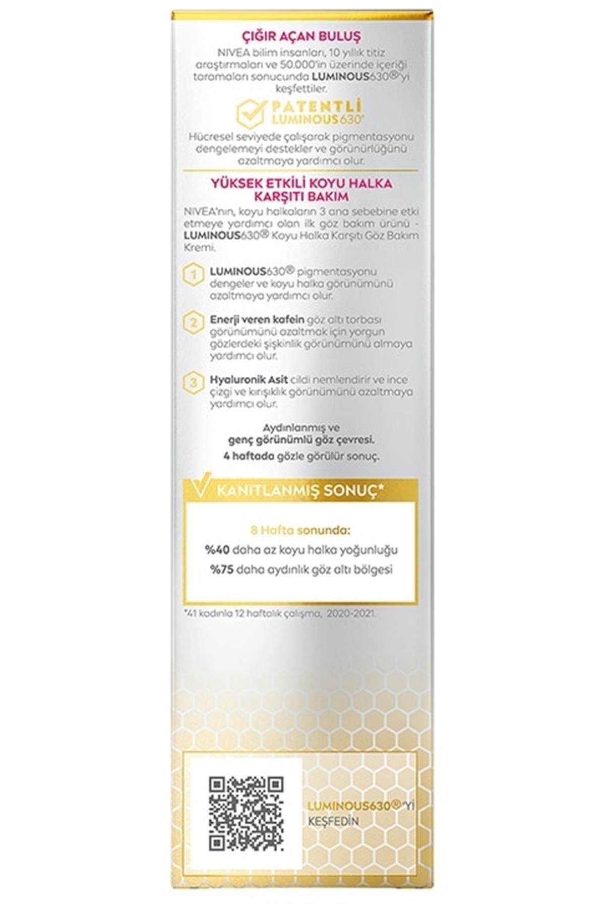 Luminous630 Koyu Halka Karşıtı Göz Bakım Kremi 15 ml