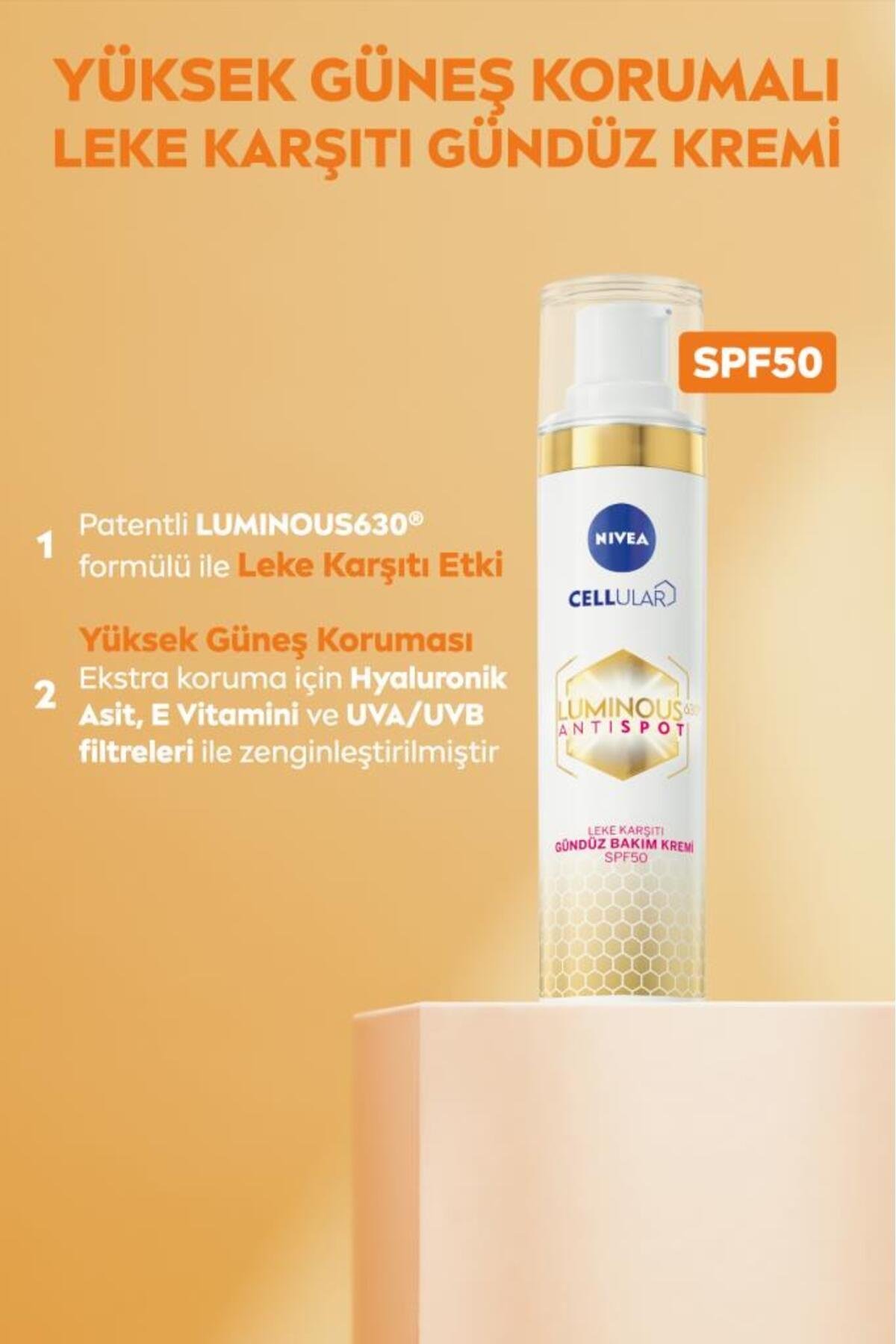 Luminous630 Leke Karşıtı Cilt Bakım Seti, Gündüz Yüz Kremi 50ml, Gece Kremi, Cilt Serumu, Göz Kremi