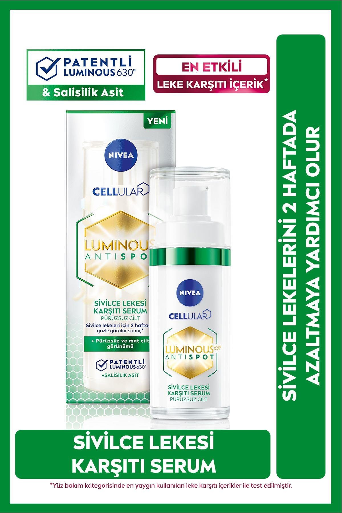 Luminous630 Sivilce Lekesi Karşıtı Serum 30ml ve DermaSkin Clear Yüz Temizleme Jeli150ml, Niasinamid