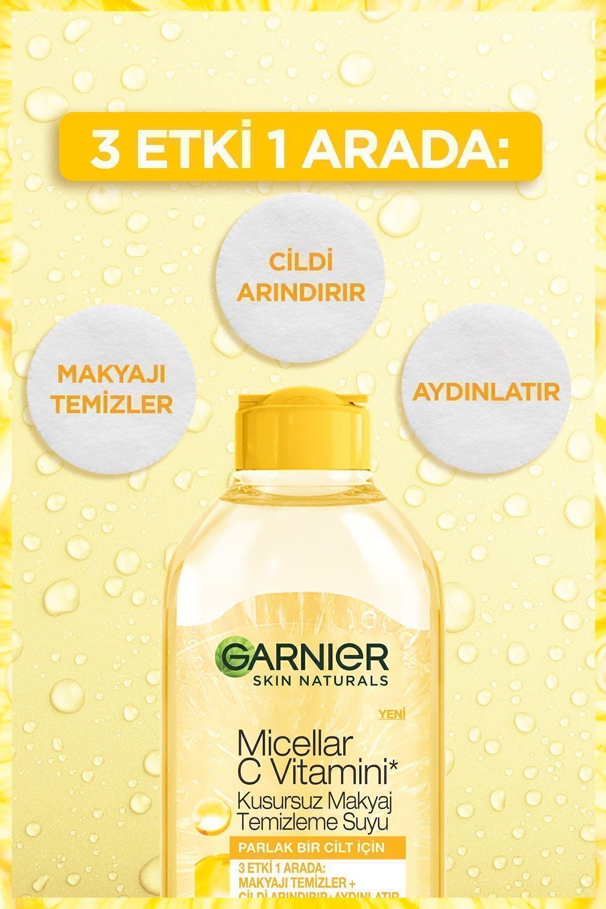 Micellar C Vitamini Kusursuz Makyaj Temizleme Suyu & C Vitamini Parlak Günlük Aydınlatıcı Krem