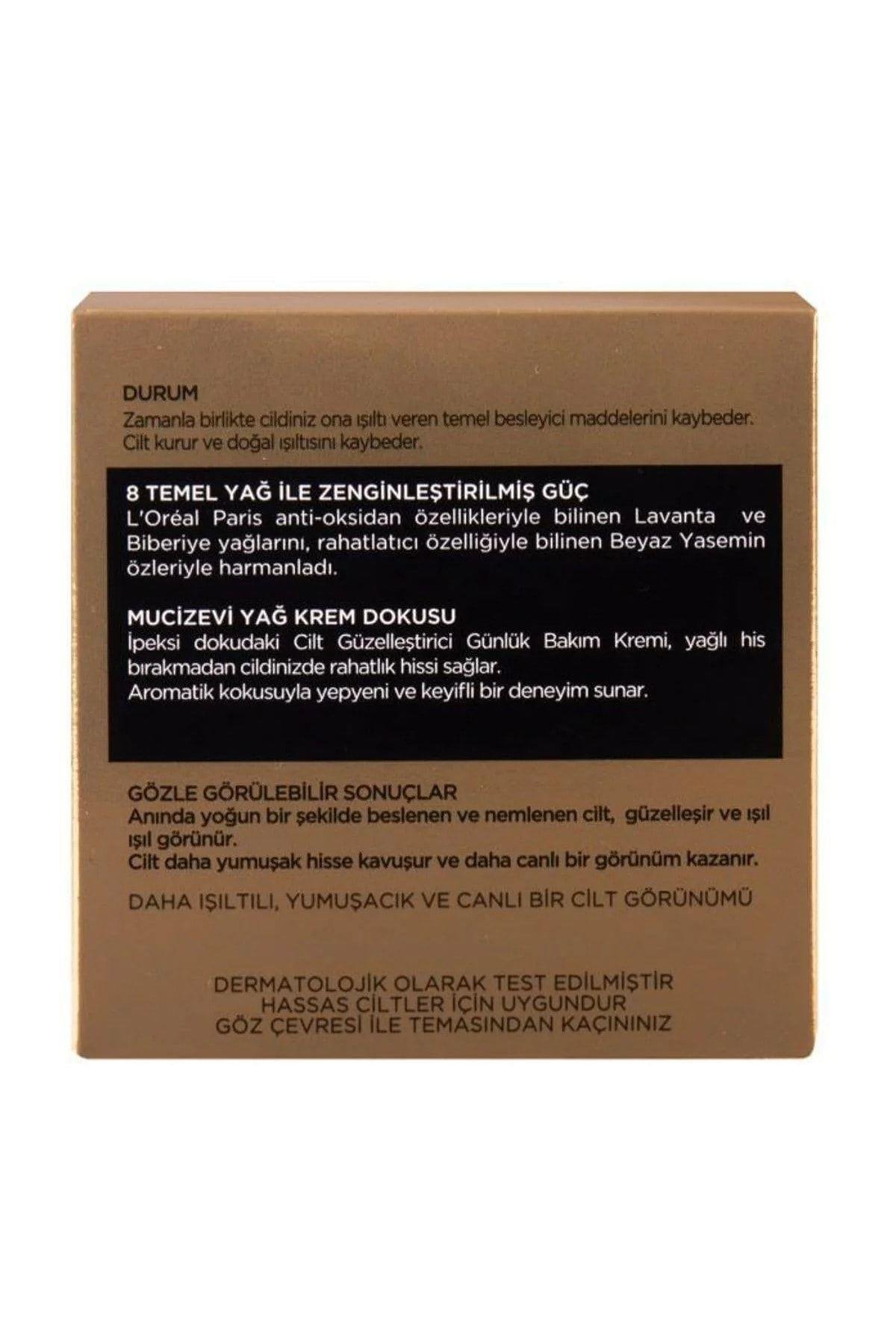 Mucizevi Doğal Yağ Cilt Güzelleştirici Günlük Bakım Kremi 50 ml 4971850246517