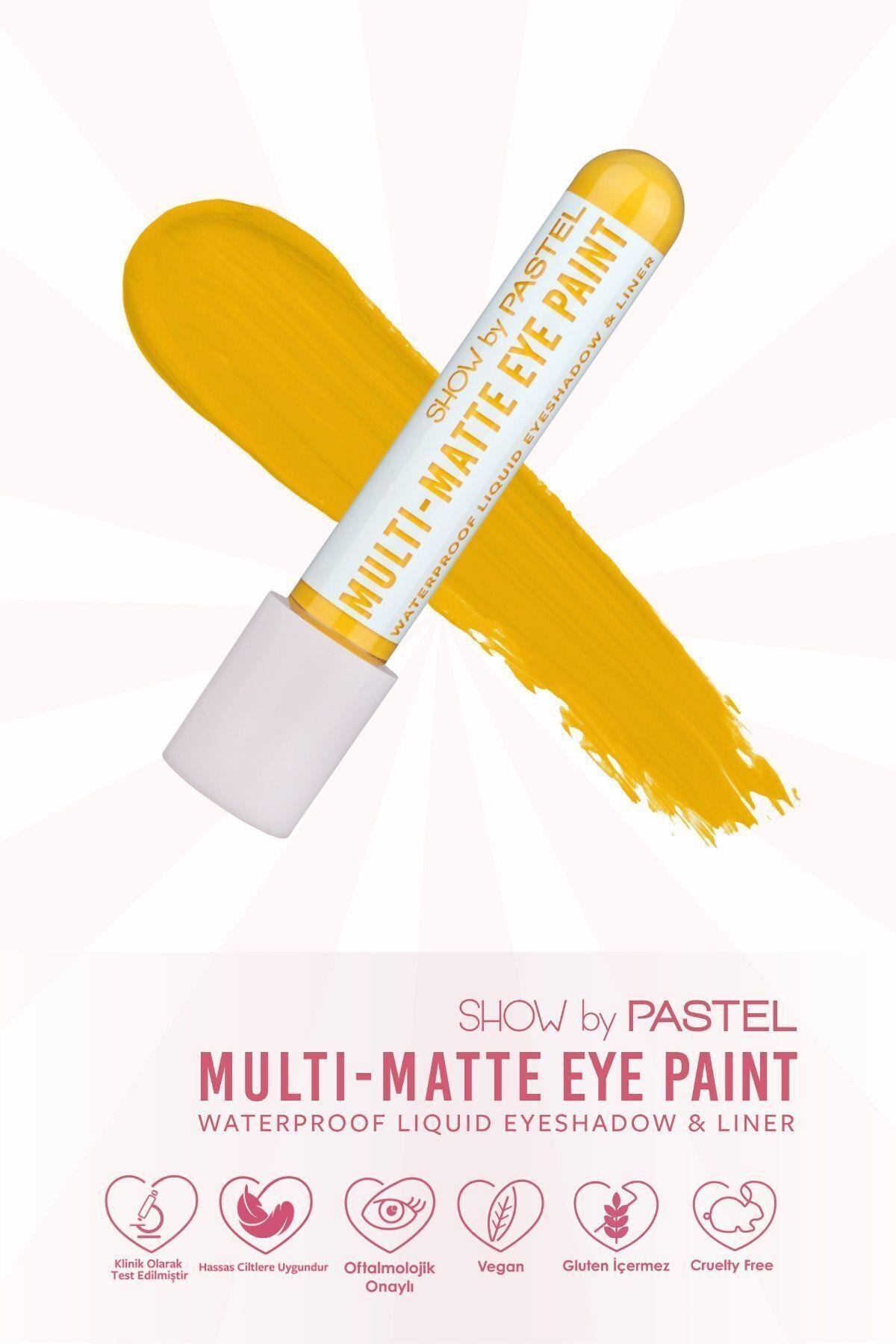 Multi-Matte Eye Paint Waterproof Eyeshadow&Liner - Waterproof Mat Likit Far ve Eyeliner 86 Boujee