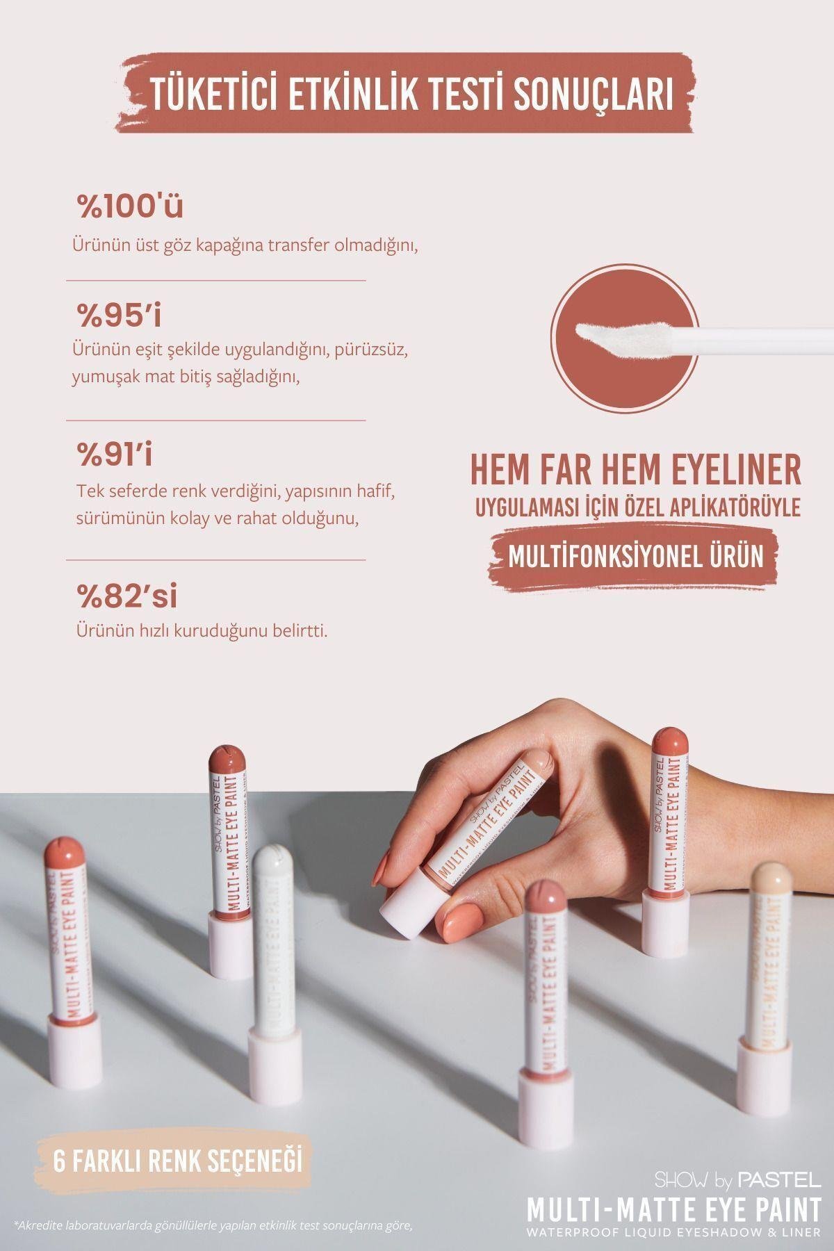 Multi Matte Waterproof 82 Vibing Eyeliner Ve Likit Far