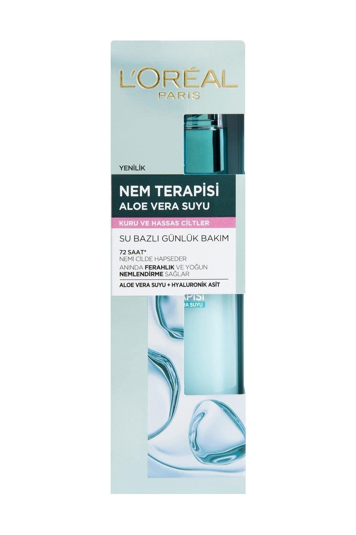 Nem Terapisi Aloe Vera Suyu Kuru Hassas Ciltler İçin 70   ml