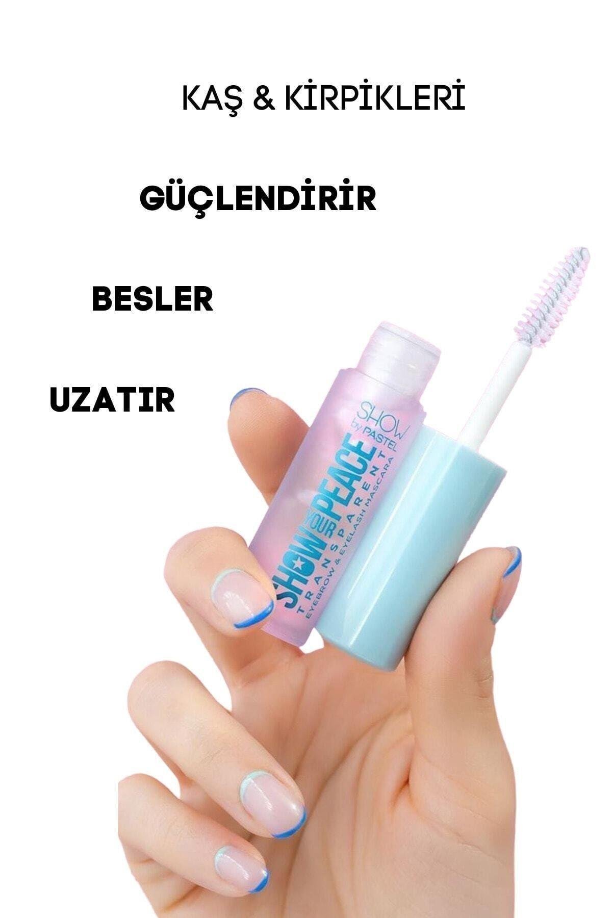 Orjinal Yeni Ürün Pastel Show Your Peace Transparan Kaş Ve Kirpik Maskarası 4.5ml