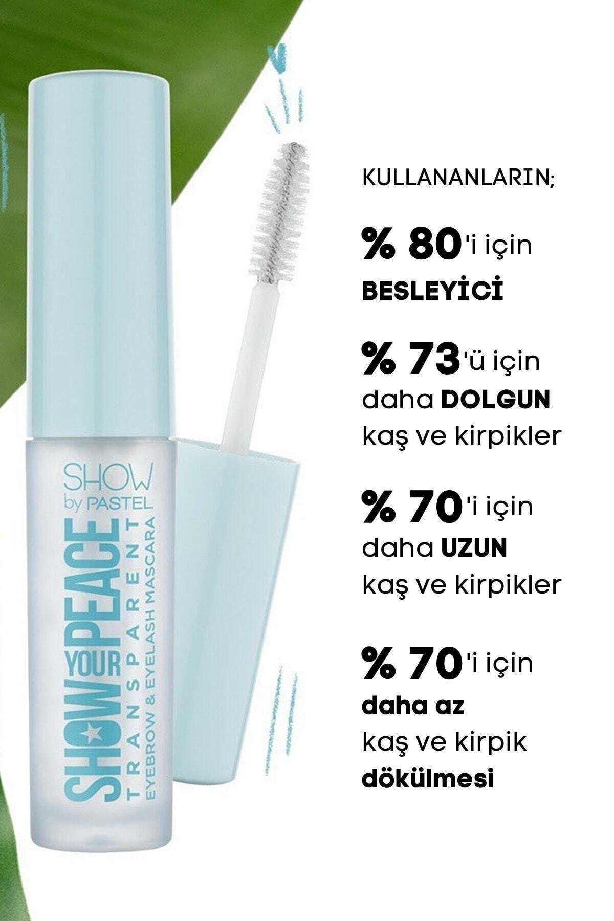 Orjinal Yeni Ürün Pastel Show Your Peace Transparan Kaş Ve Kirpik Maskarası 4.5ml