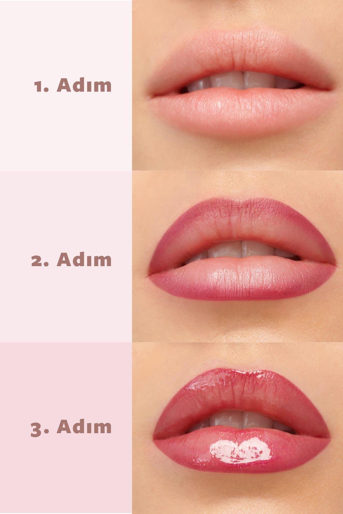 PROFASHION PLUMPING GLOSS 205 + PASTEL LIP CONTOUR LIP LINER 53